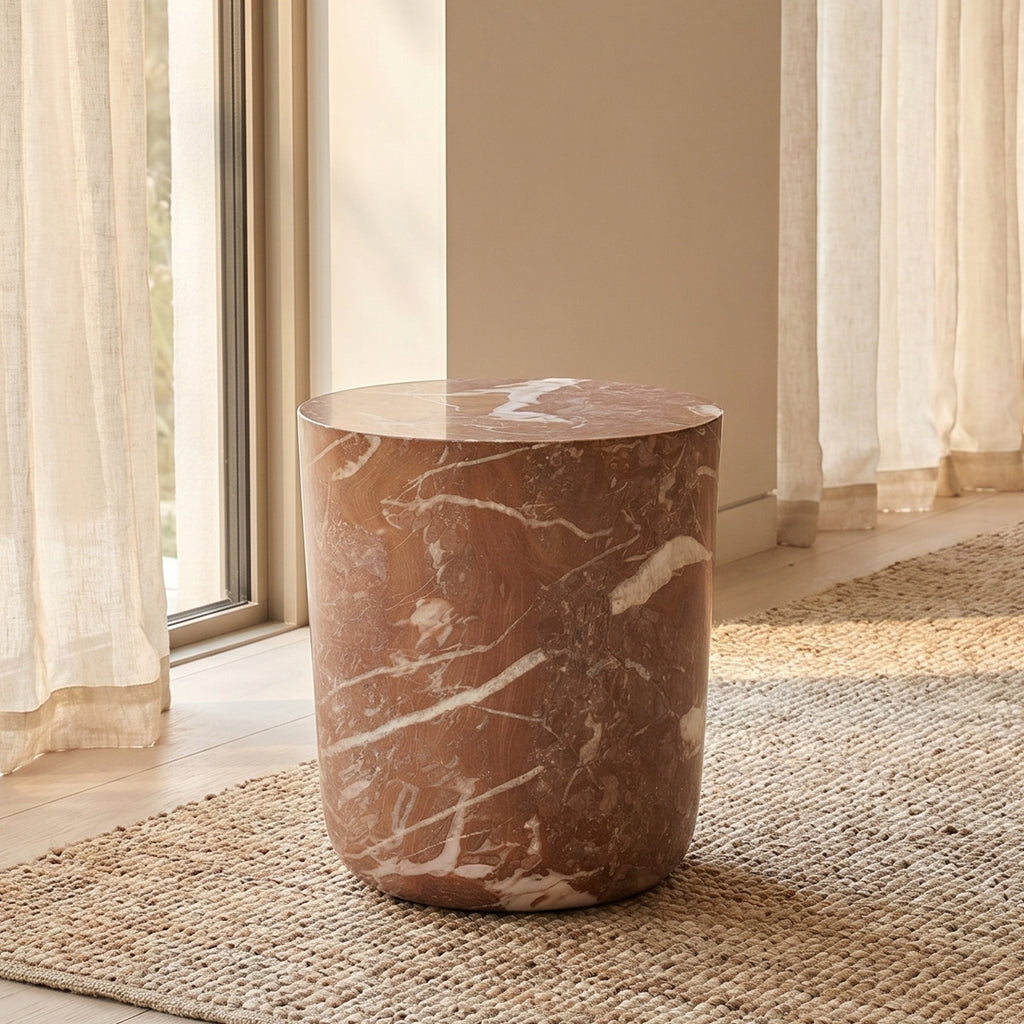 Table d'appoint | Rouge jaspe