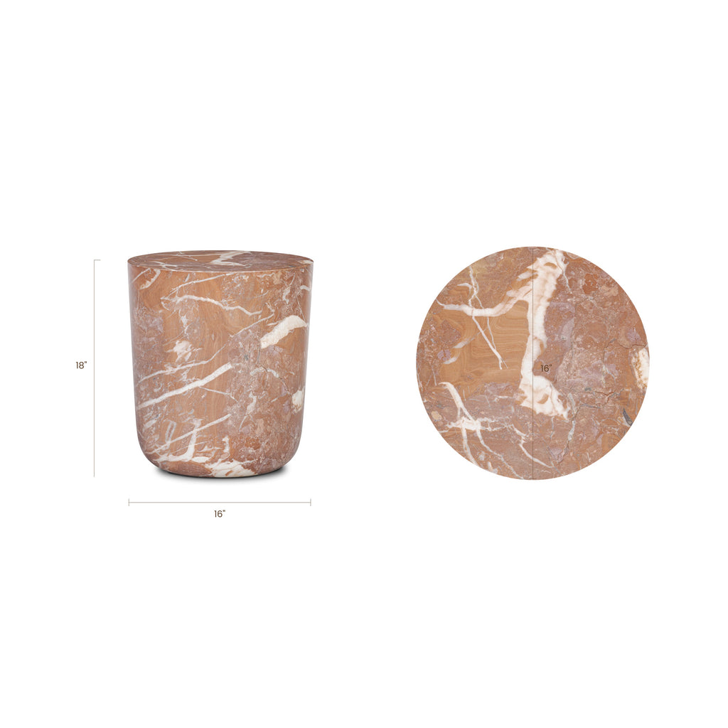 Table d'appoint | Rouge jaspe