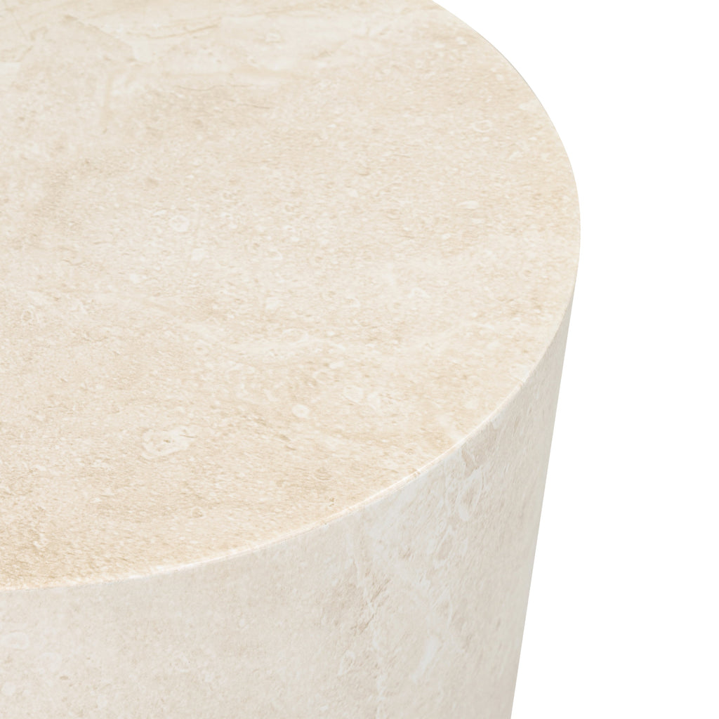 Table d'appoint | Blanc sablé