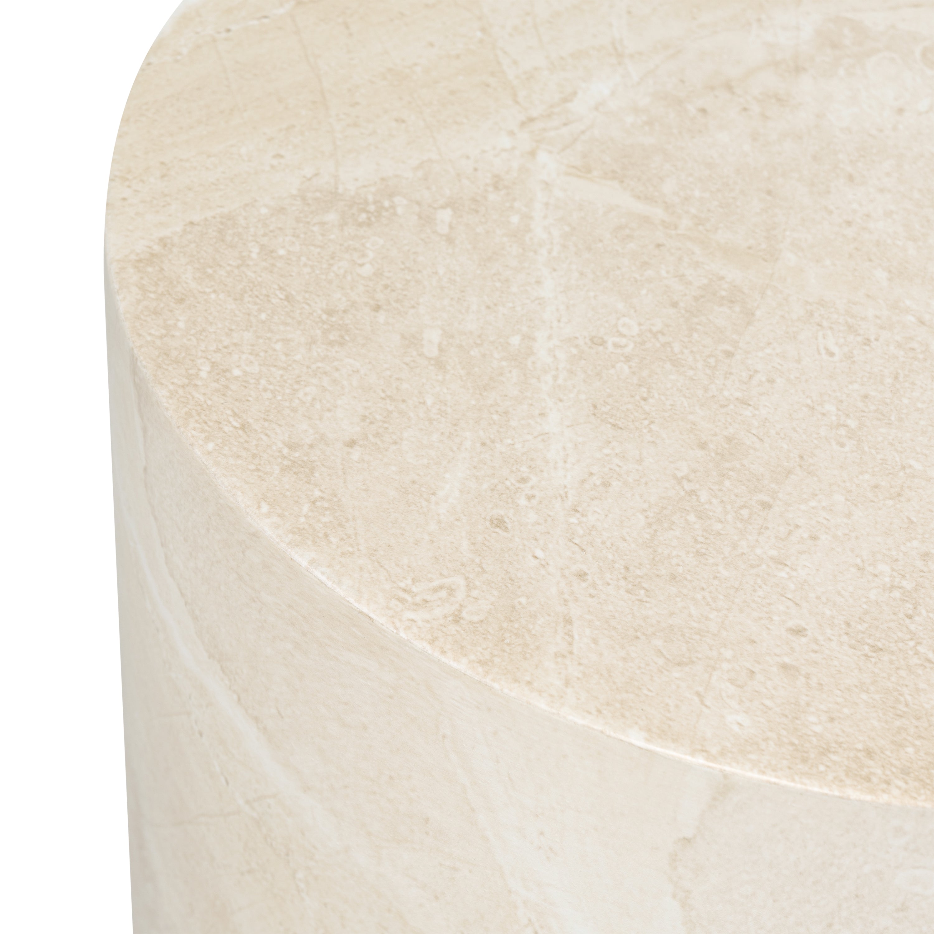 Table d'appoint | Blanc sablé