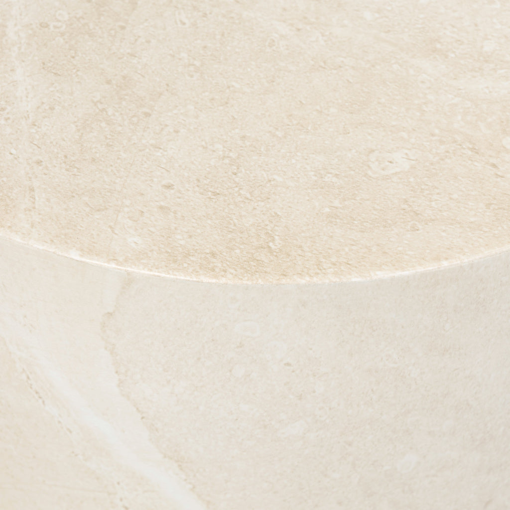 Table d'appoint | Blanc sablé