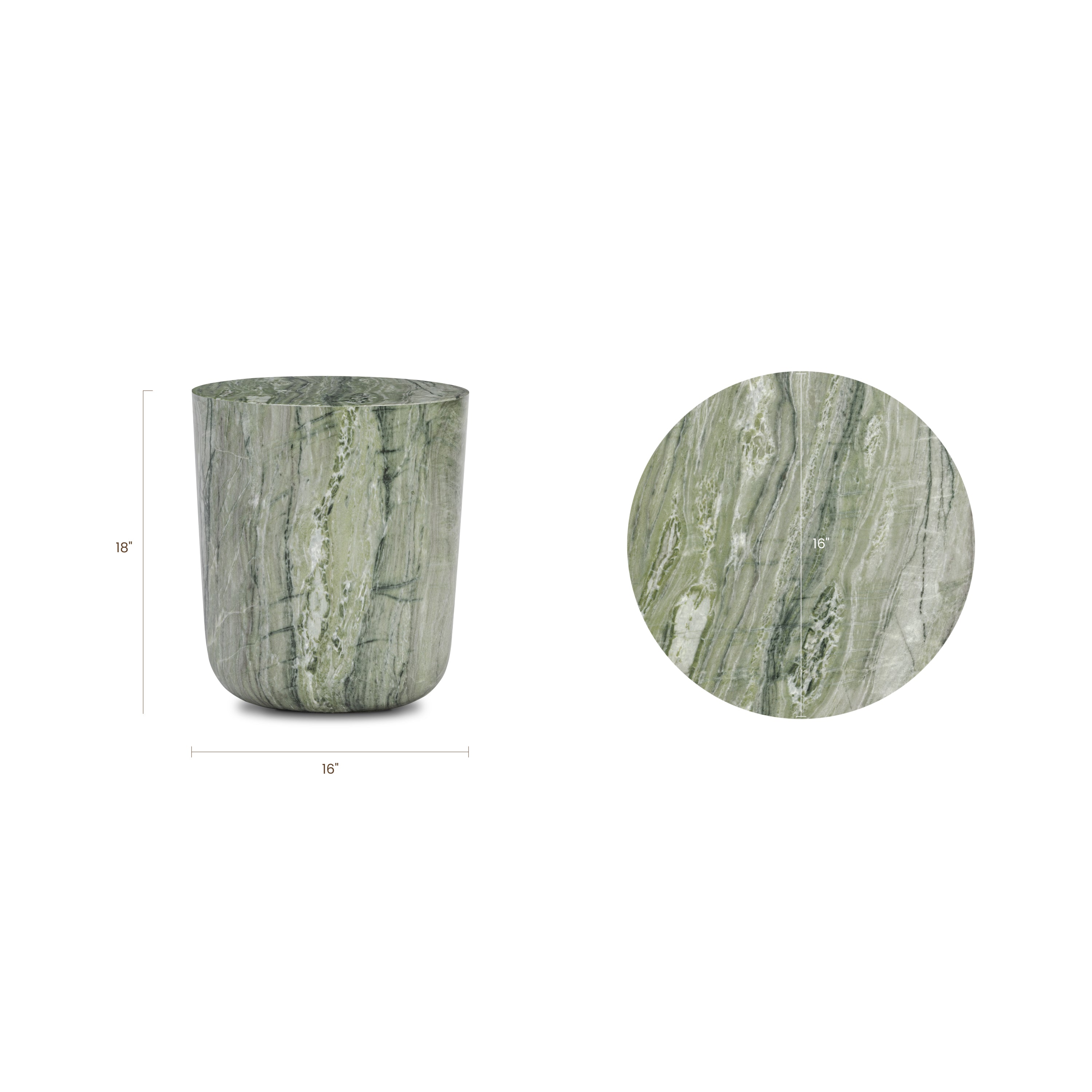 Table d'appoint | Vert Algue