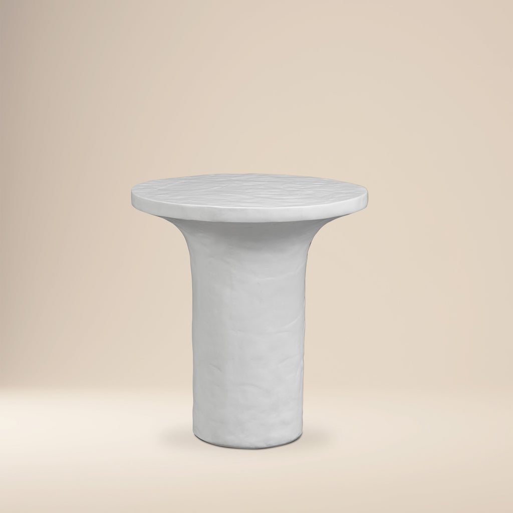 Table d'appoint | Béton ivoire
