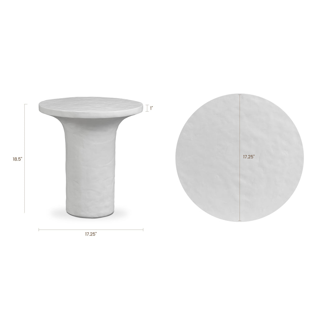 Table d'appoint | Béton ivoire