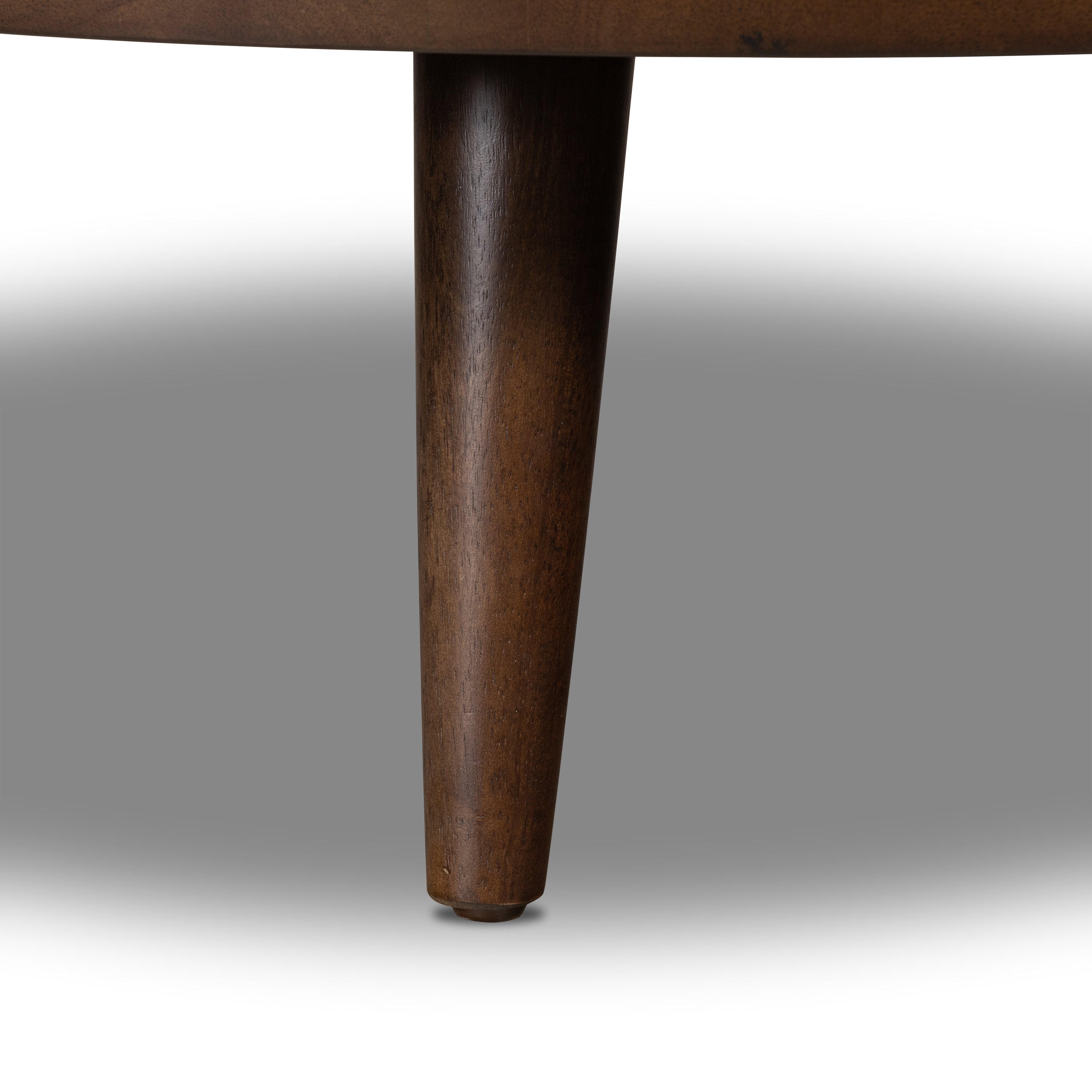 Pouffe en cuir | Marron cacao