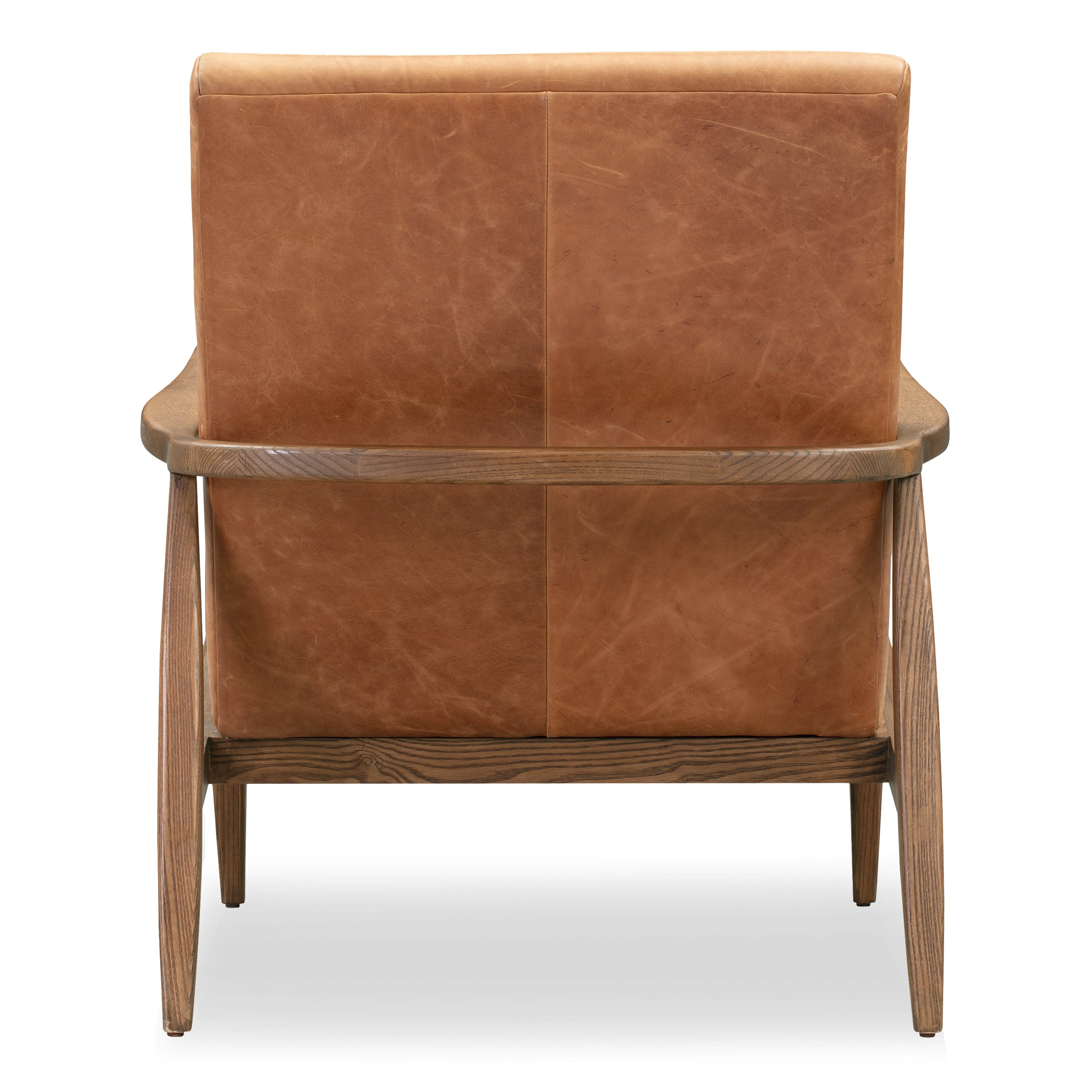 Fauteuil en cuir Rowan | Cognac
