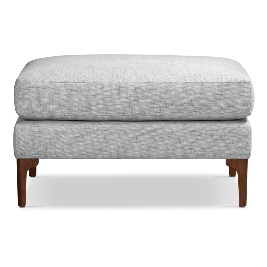 Pouf en tissu | Gris coquille