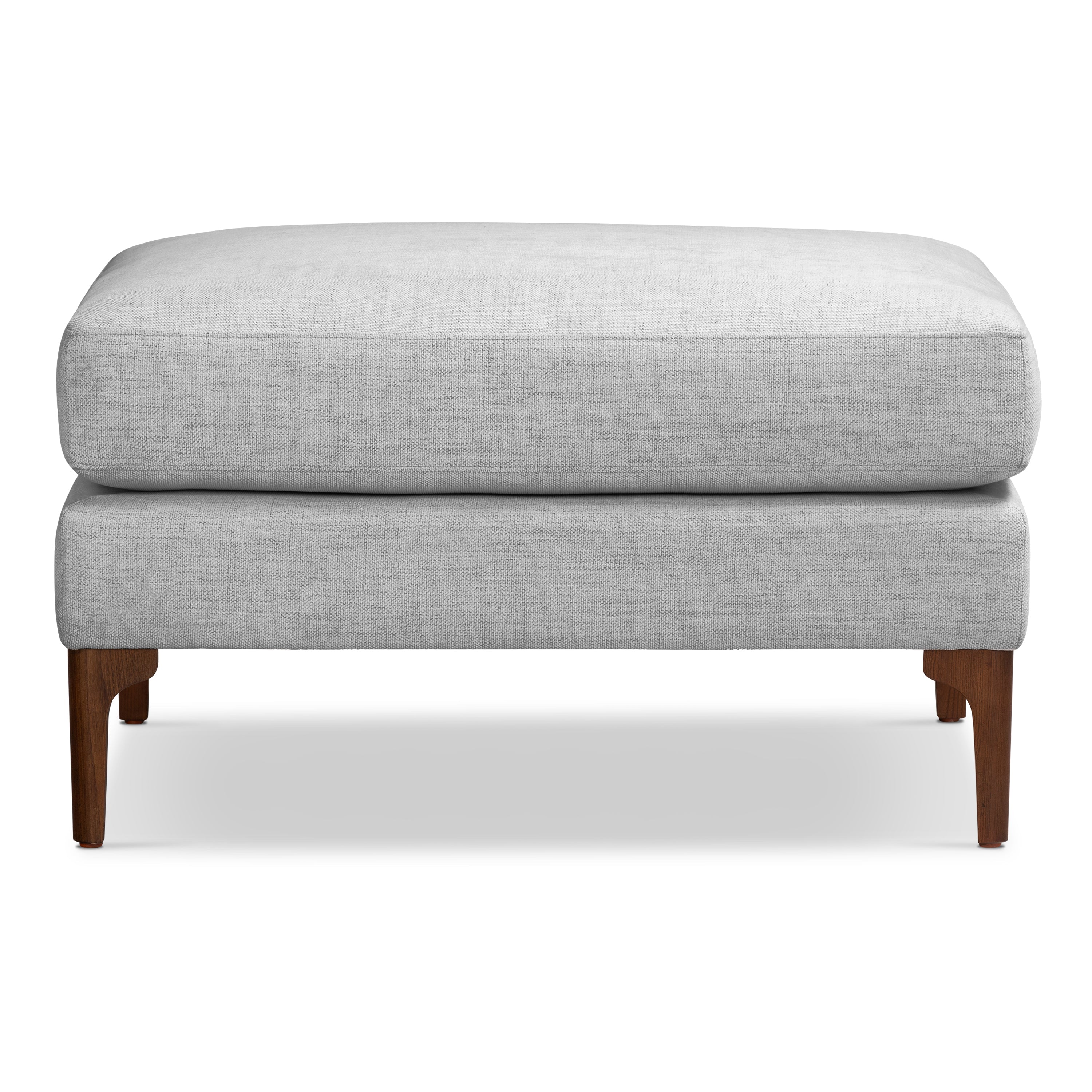 Pouf en tissu | Gris coquille