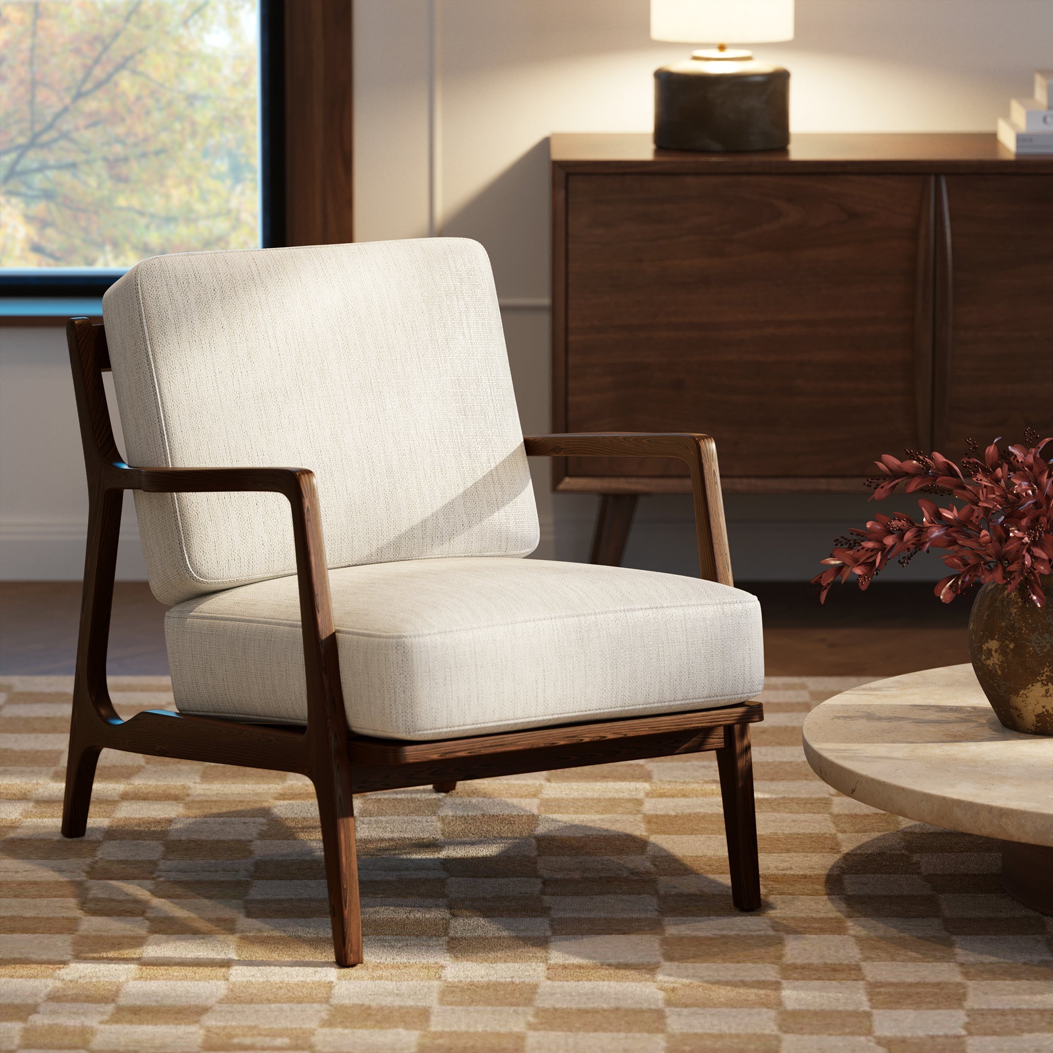 Fauteuil Lounge | Frêne Clair