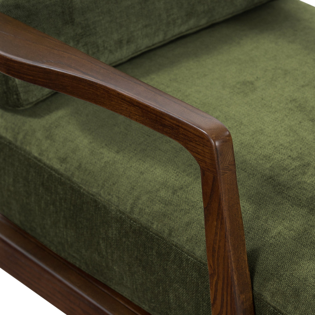 Fauteuil lounge | Vert vieilli