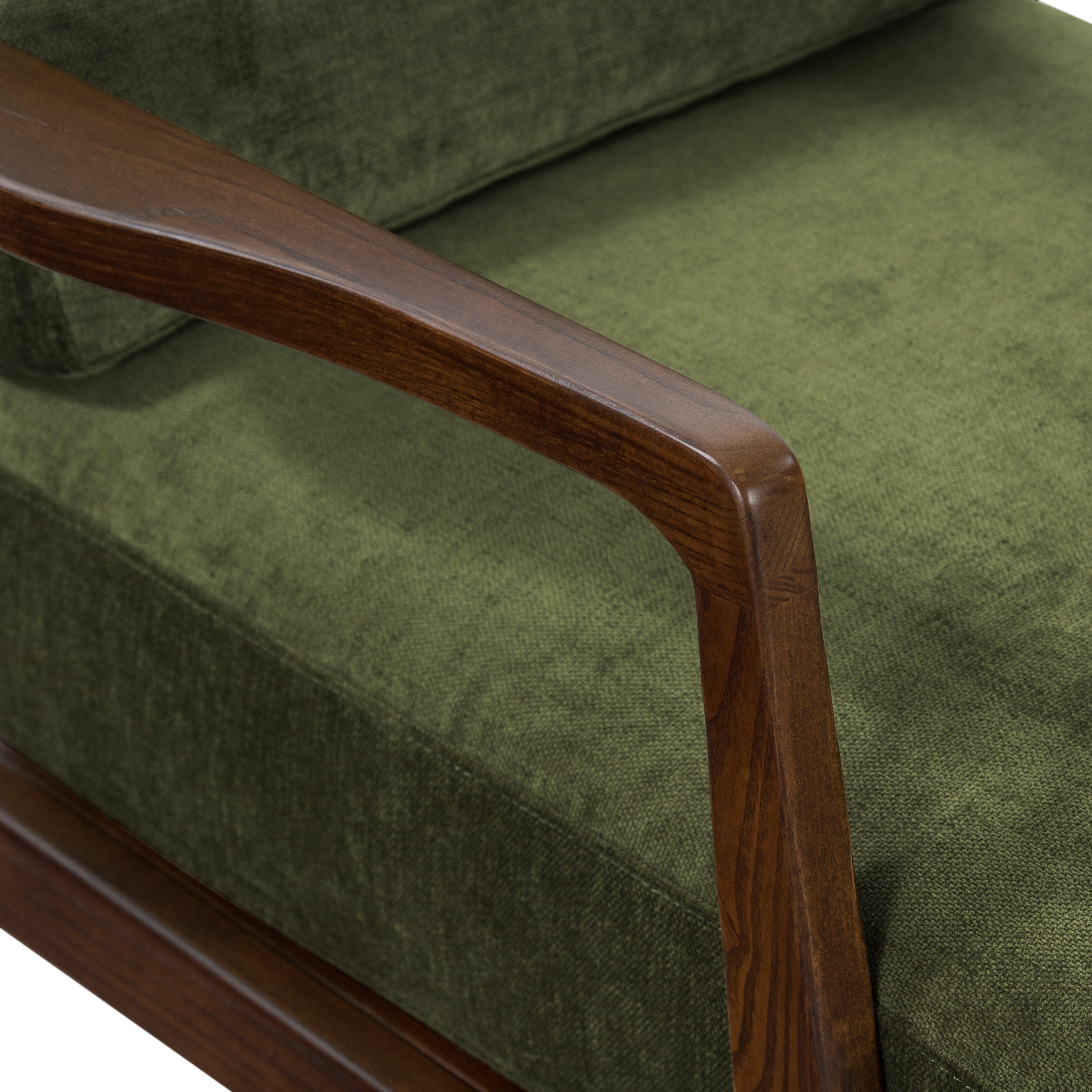 Fauteuil lounge | Vert vieilli