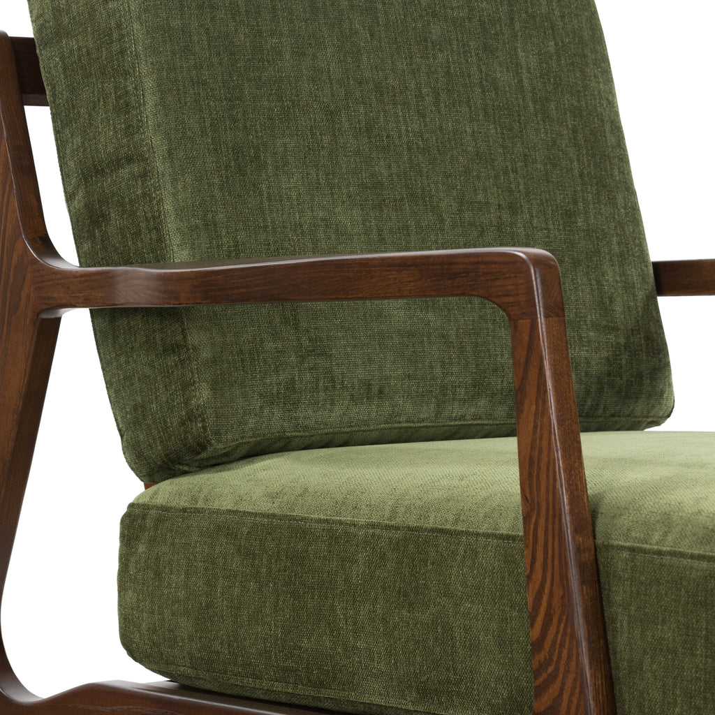 Fauteuil lounge | Vert vieilli