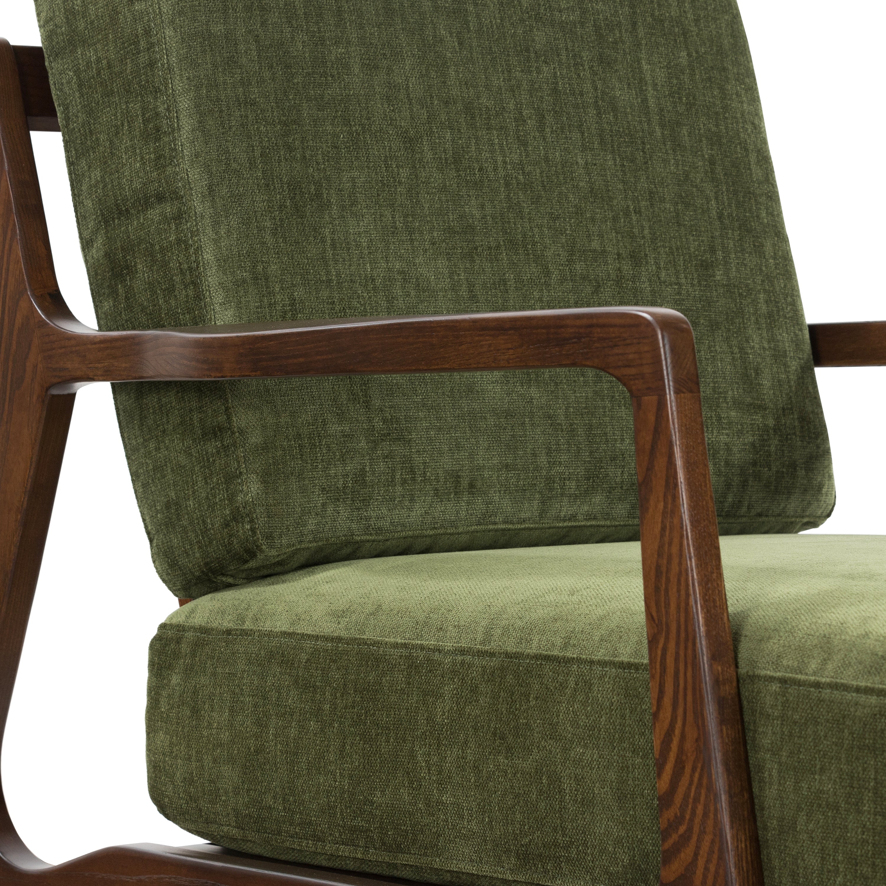 Fauteuil lounge | Vert vieilli