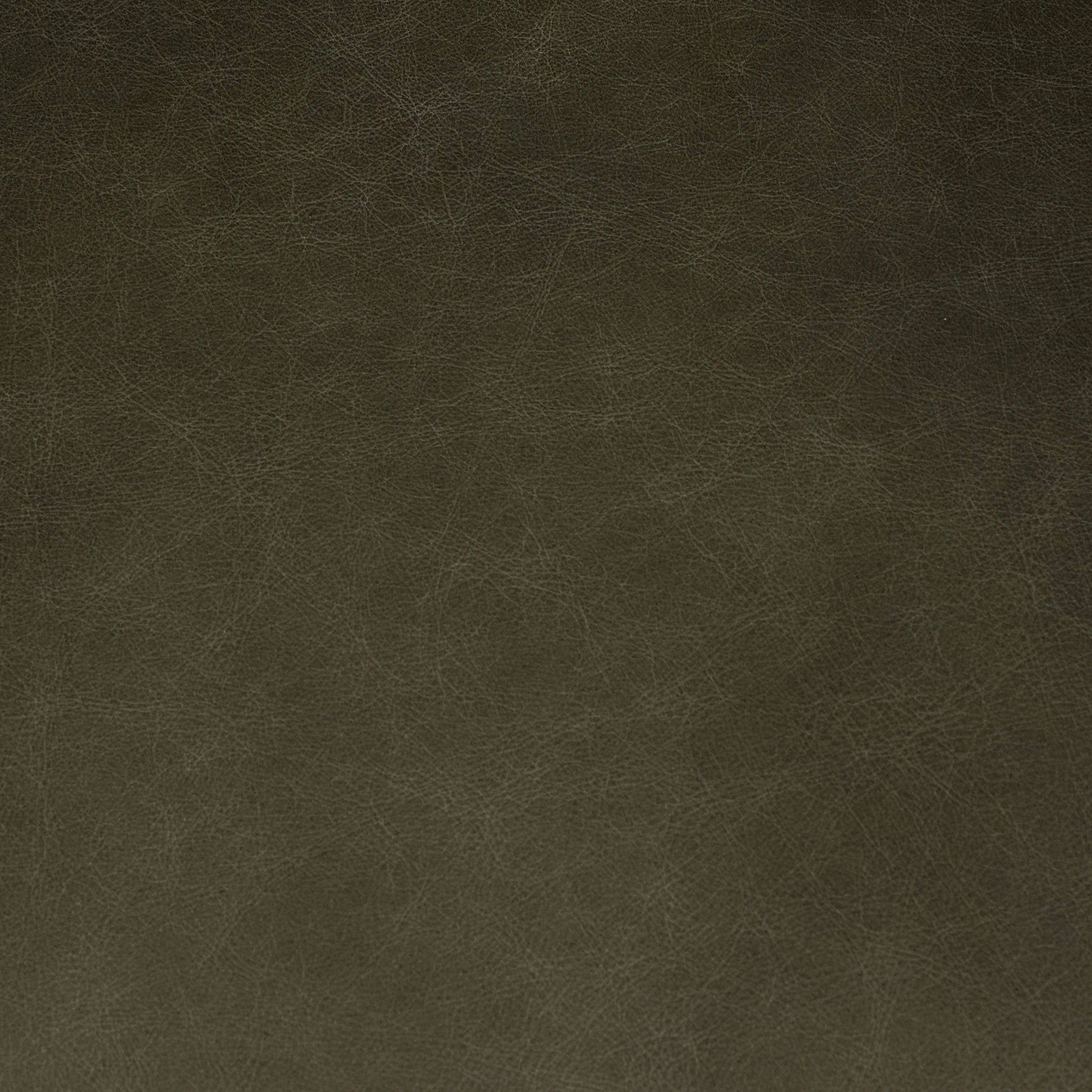Fauteuil en cuir | Vert olive