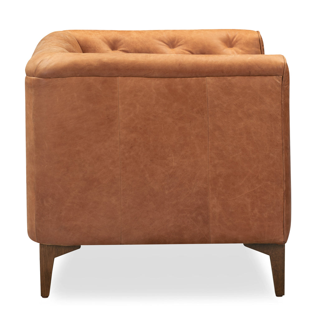 Fauteuil en cuir | Cuir Cognac
