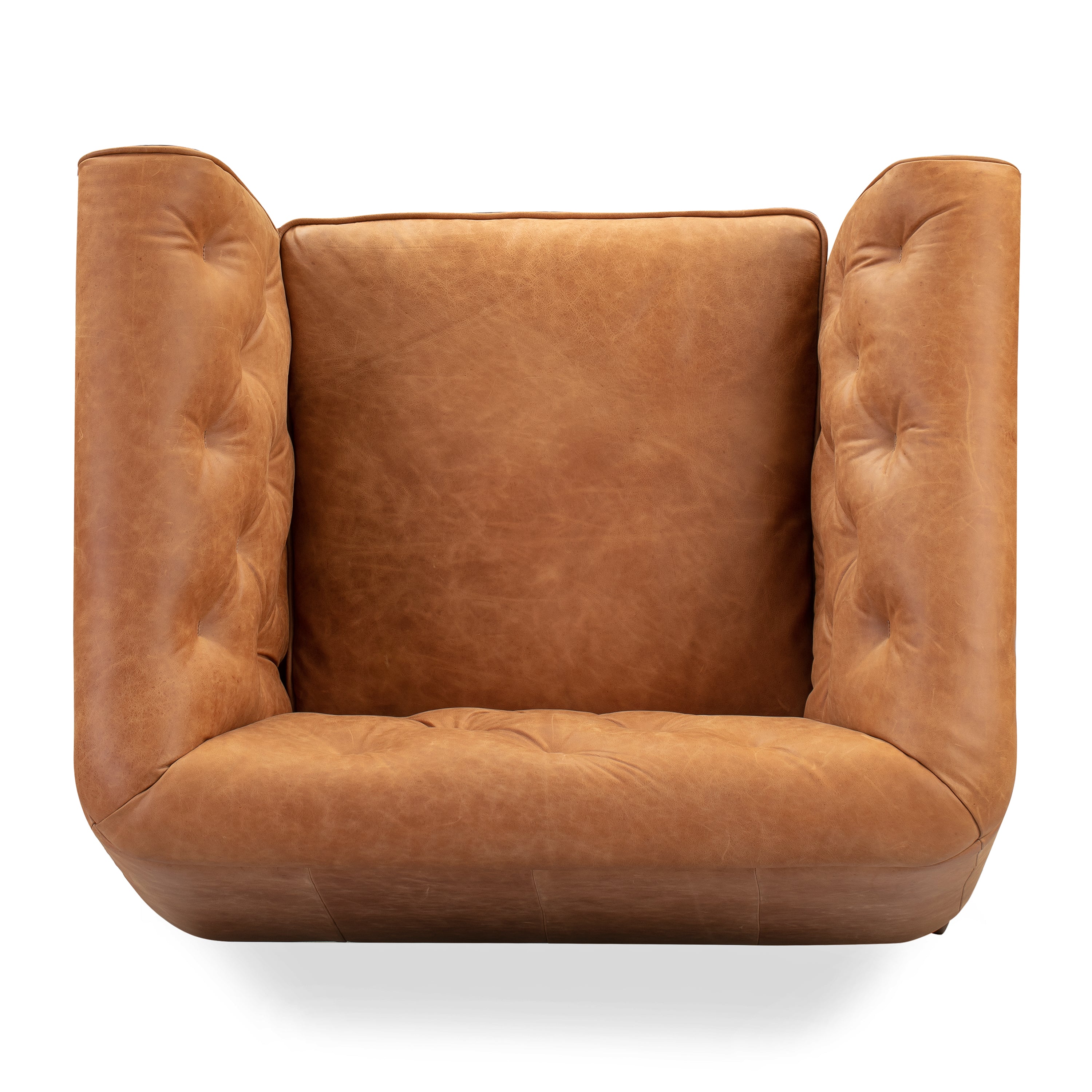 Fauteuil en cuir | Cuir Cognac