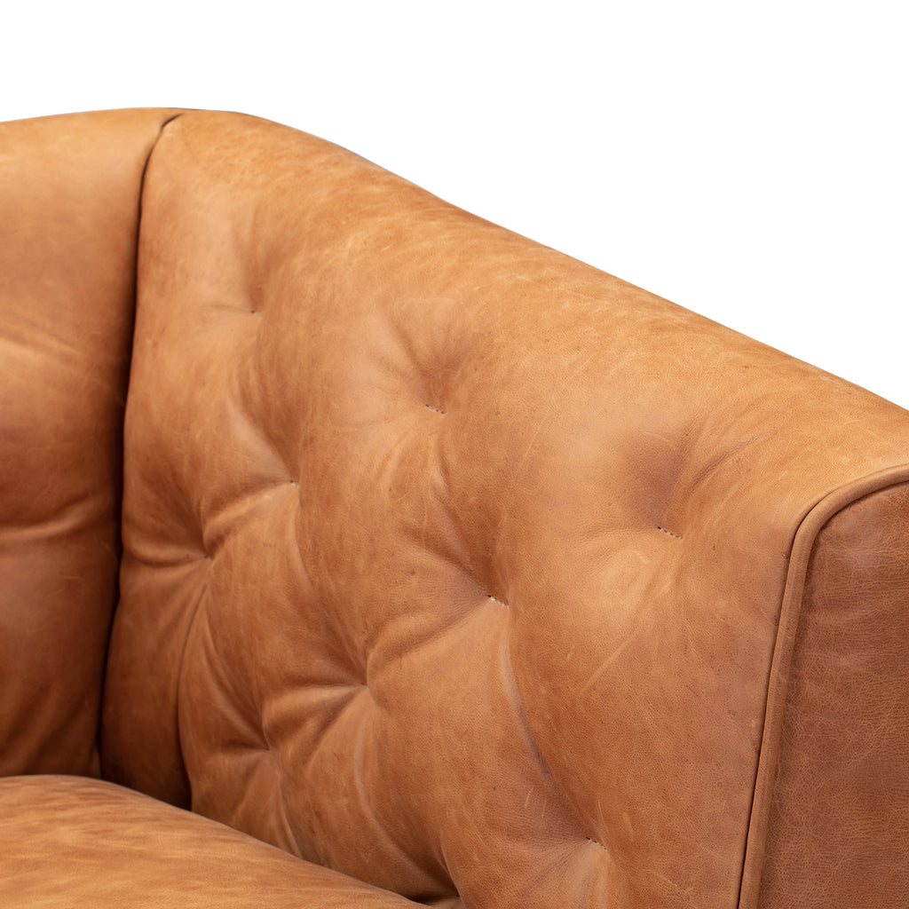 Fauteuil en cuir | Cuir Cognac