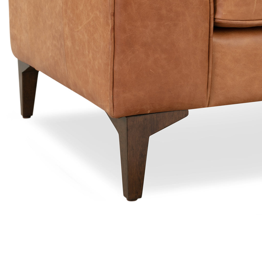 Fauteuil en cuir | Cuir Cognac