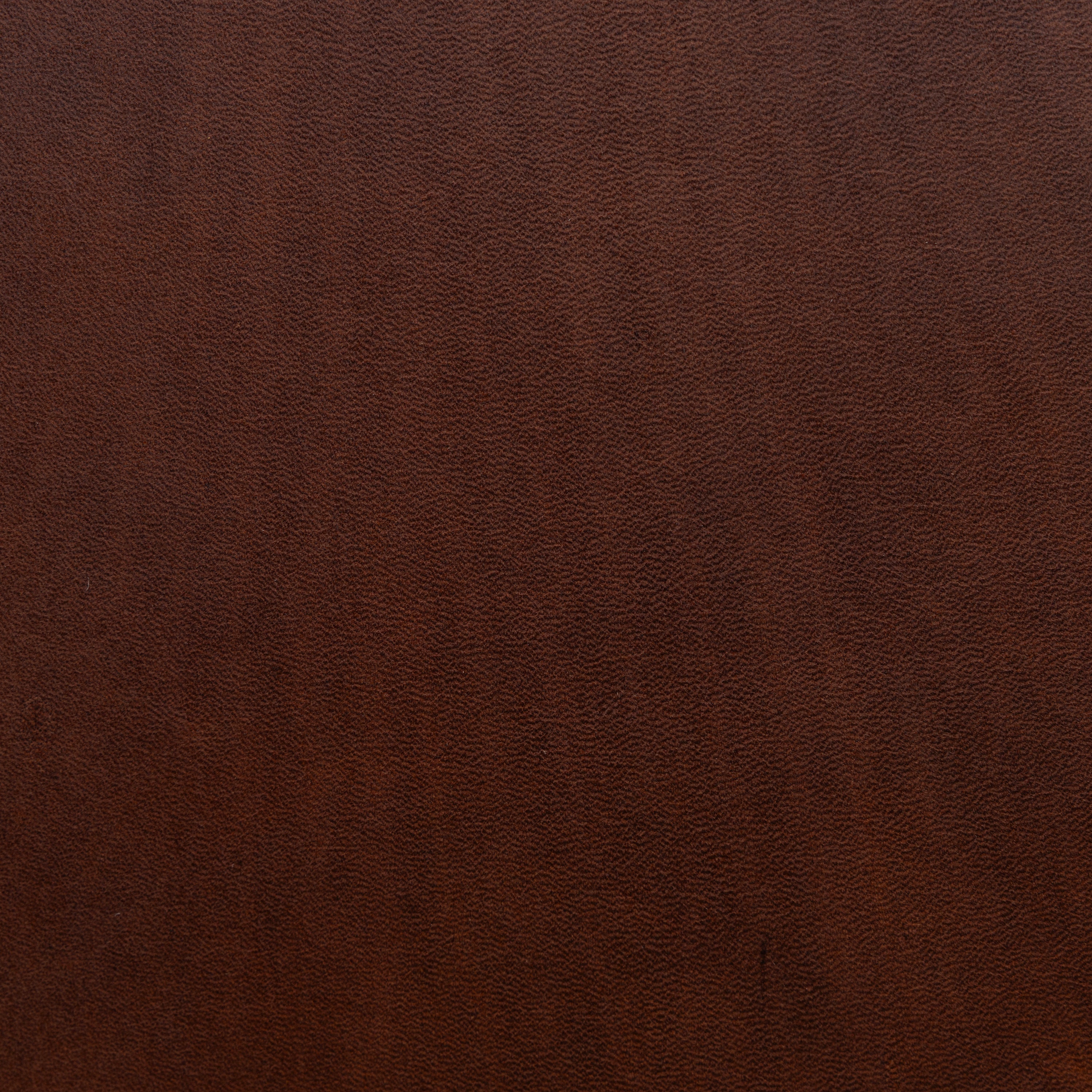 Fauteuil en cuir | Marron oscuro