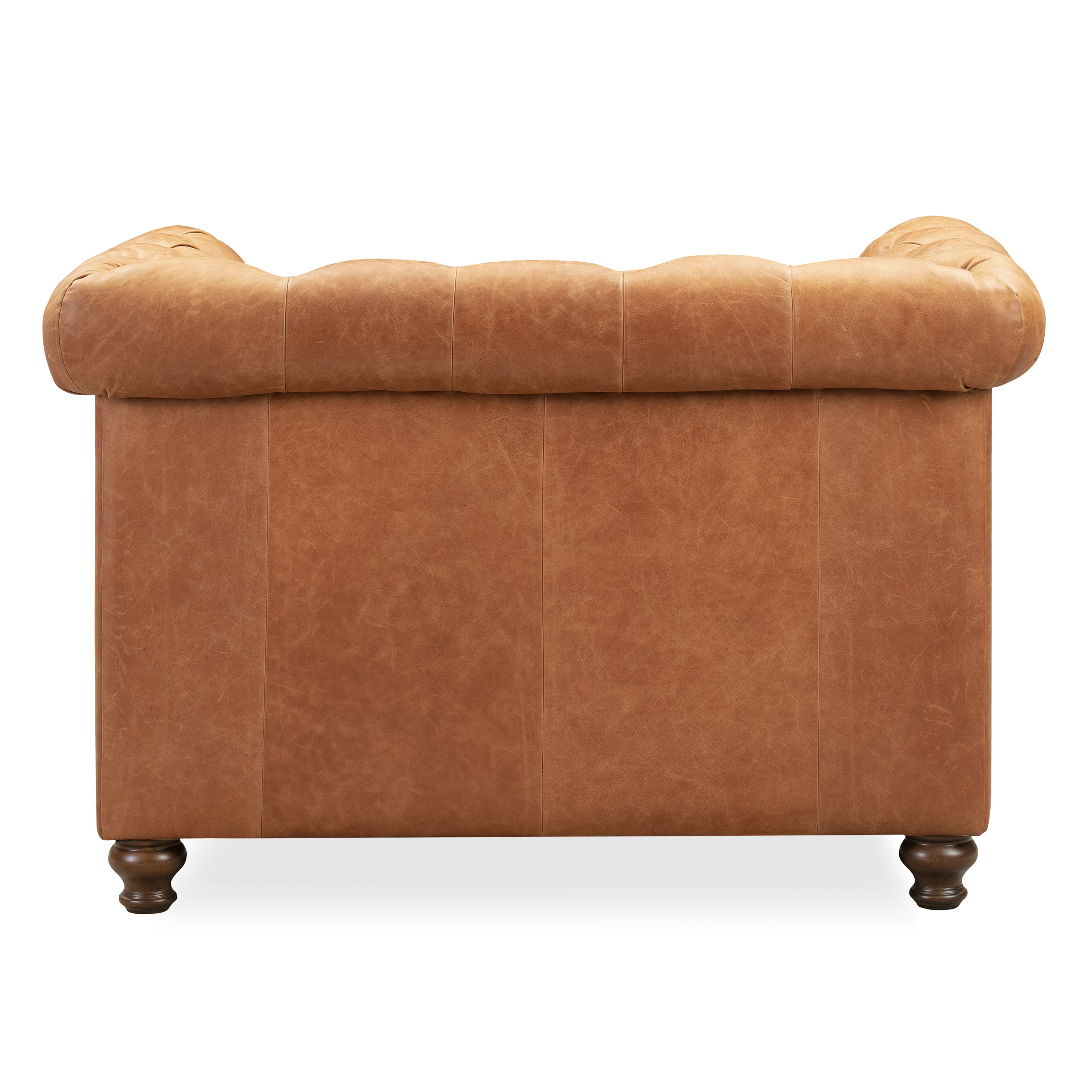 Fauteuil club en cuir | Cognac