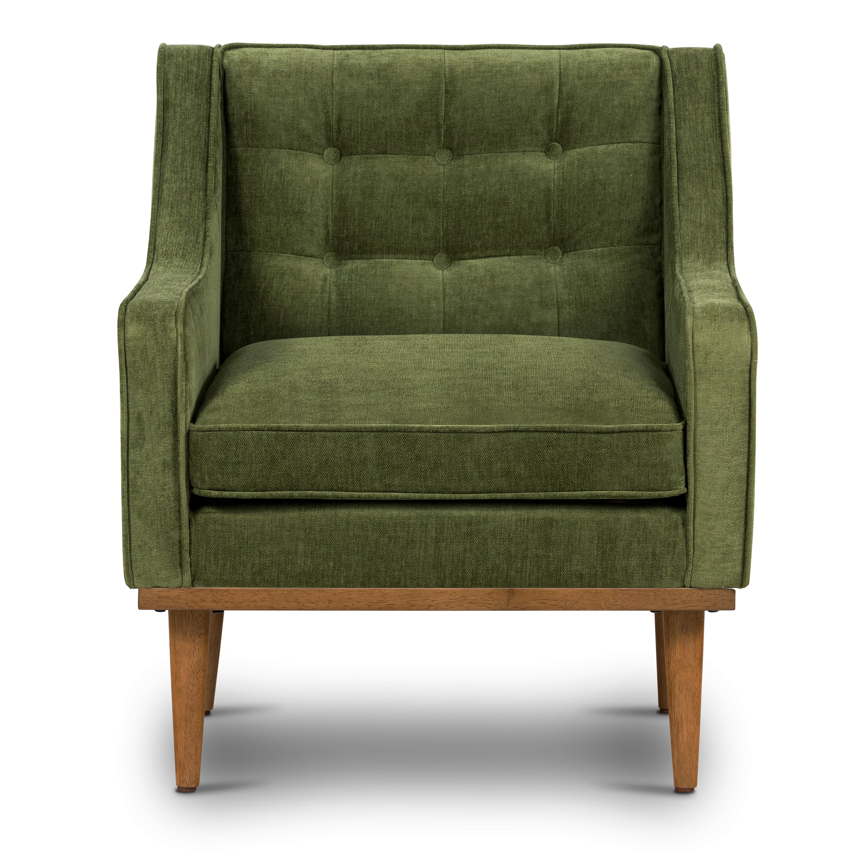 Fauteuil en tissu | Vert vieilli