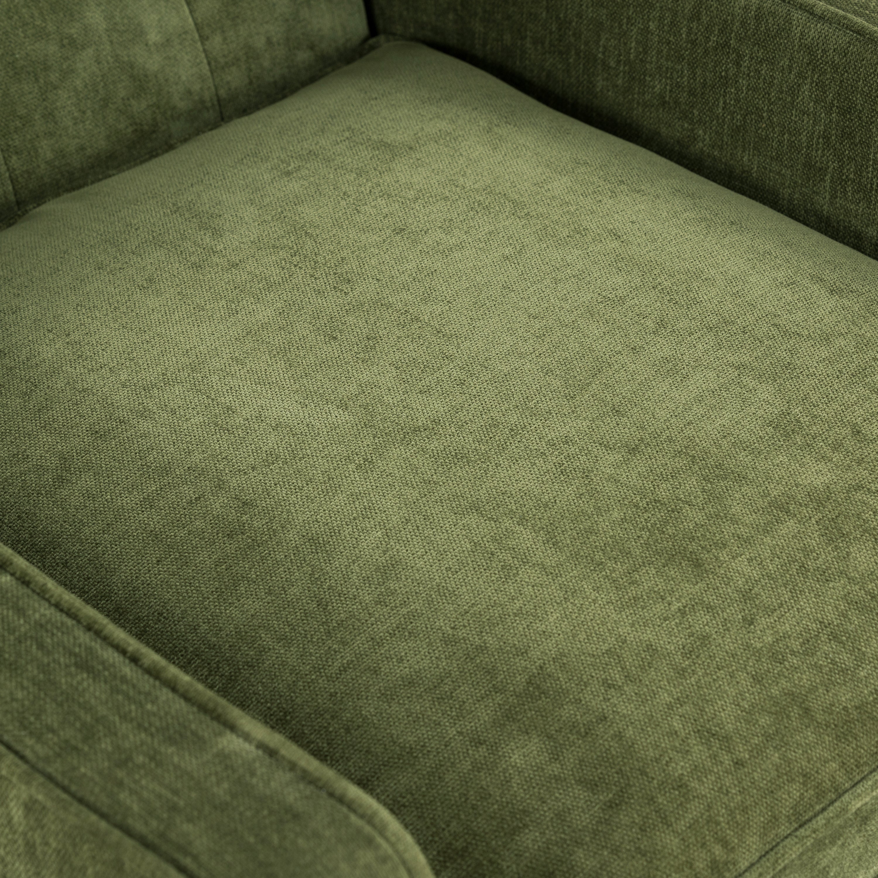 Fauteuil en tissu | Vert vieilli