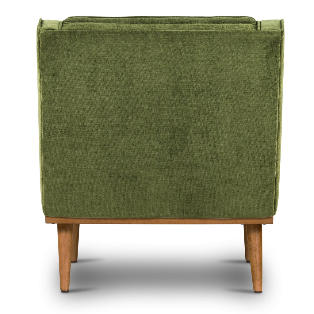 Fauteuil en tissu | Vert vieilli