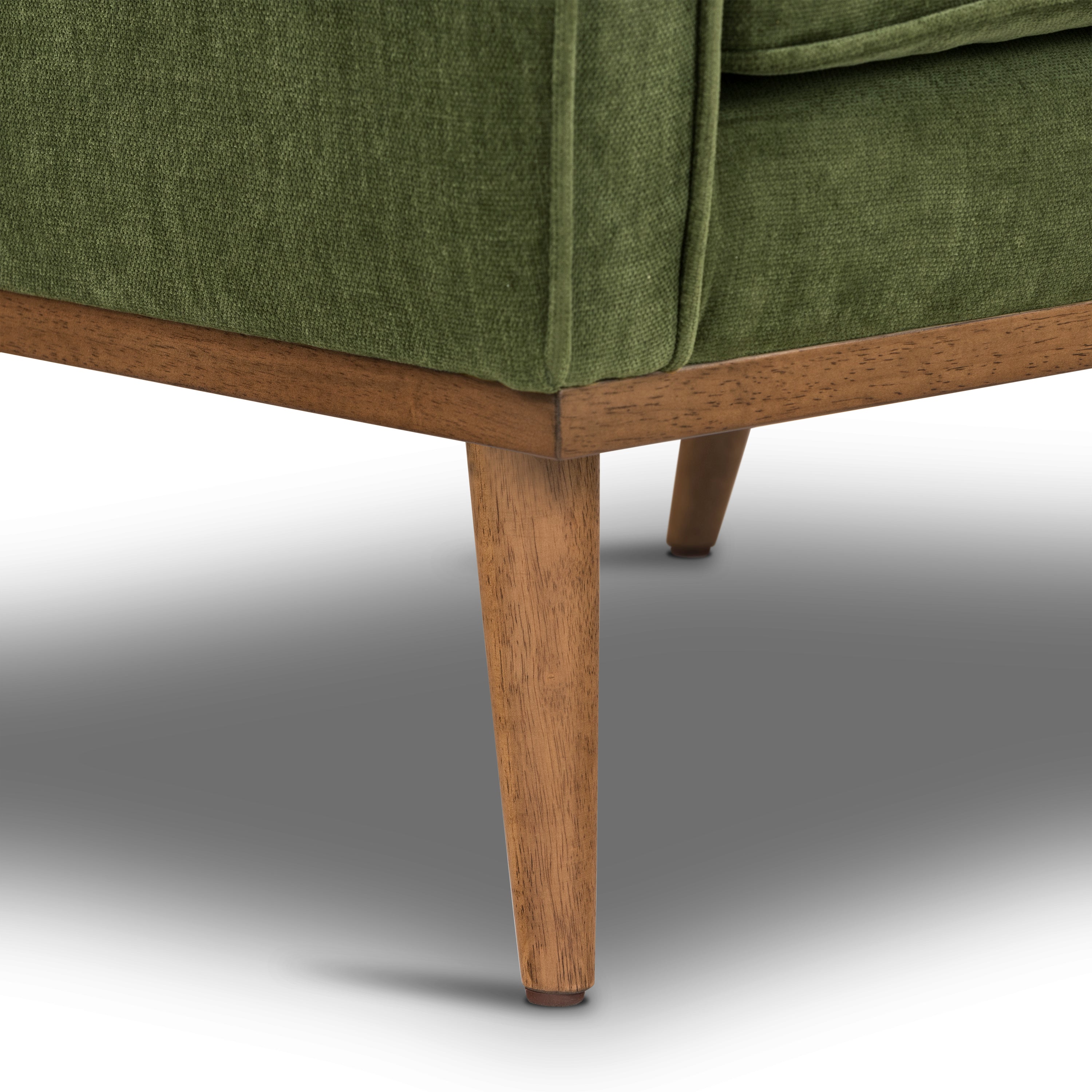 Fauteuil en tissu | Vert vieilli