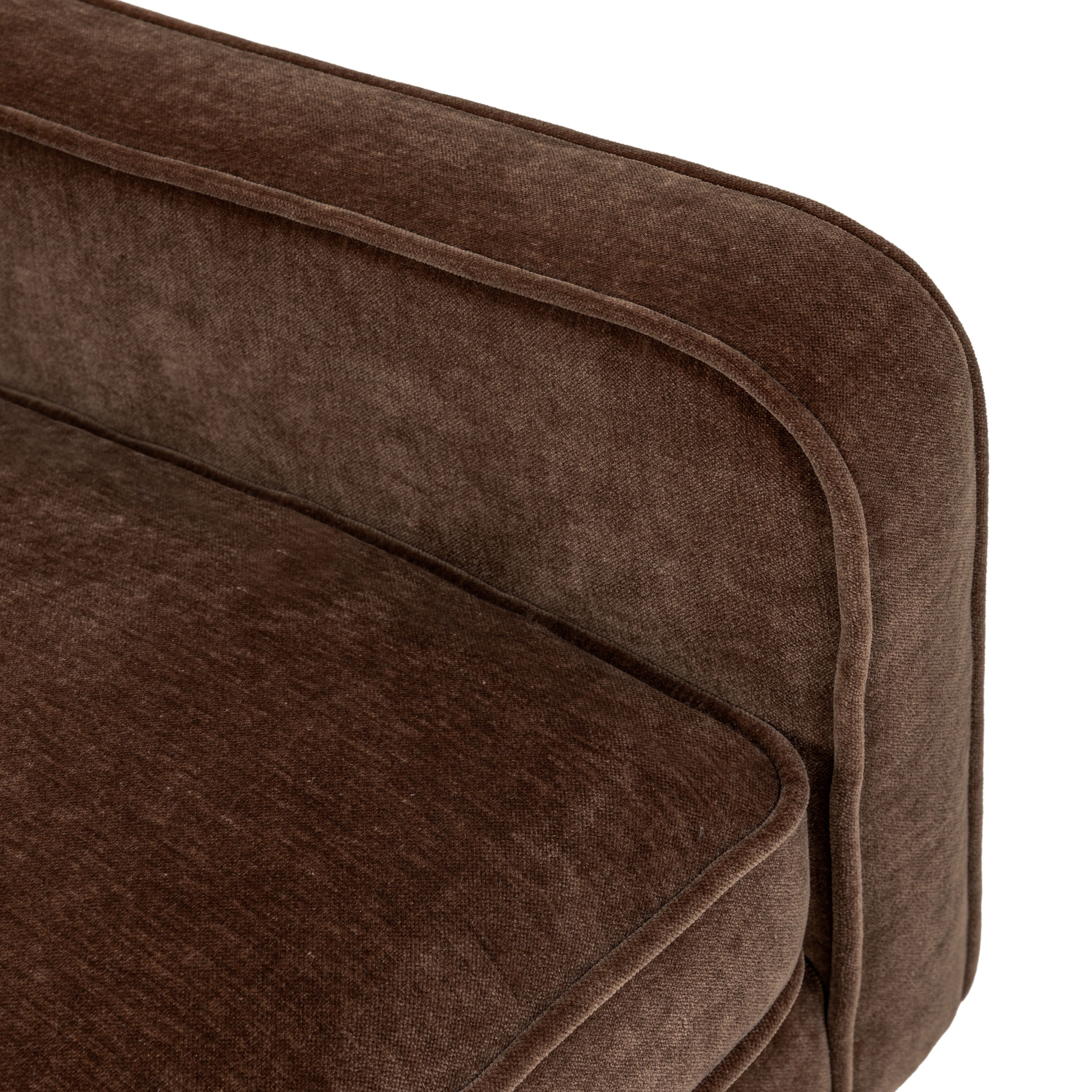 Fauteuil en tissu | Marron bronzé