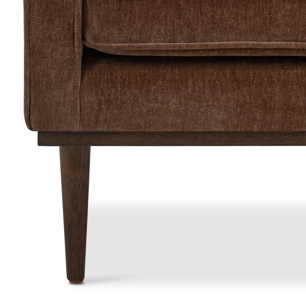 Fauteuil en tissu | Marron bronzé