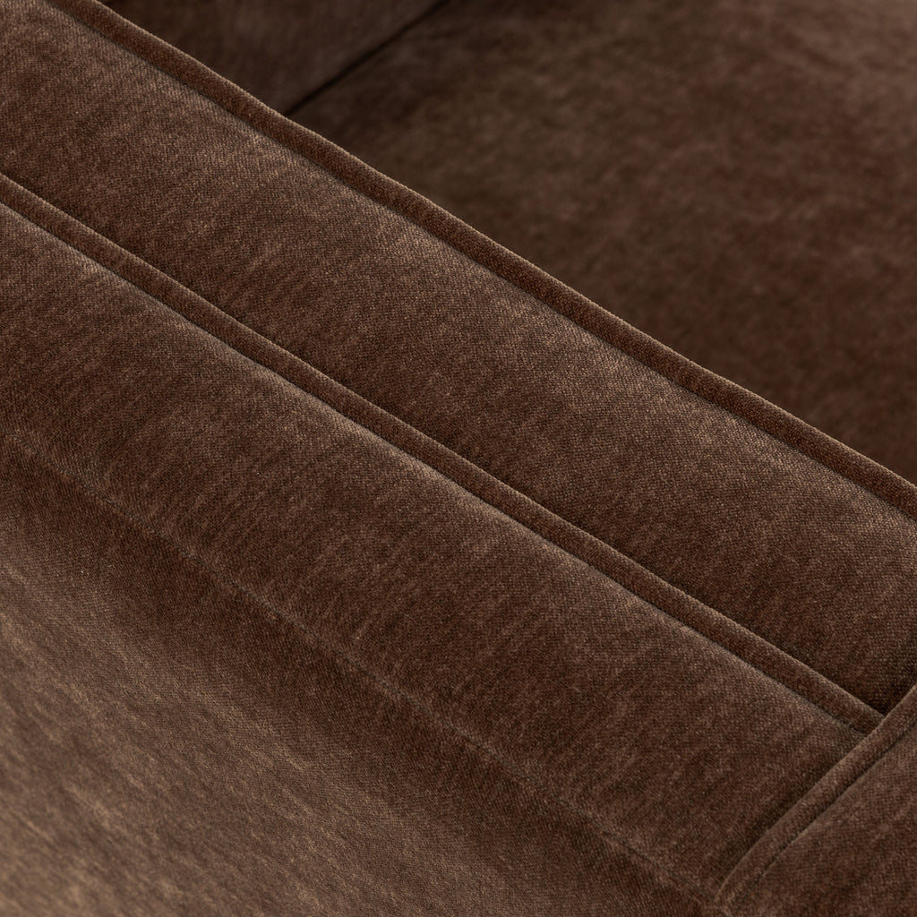 Fauteuil en tissu | Marron bronzé