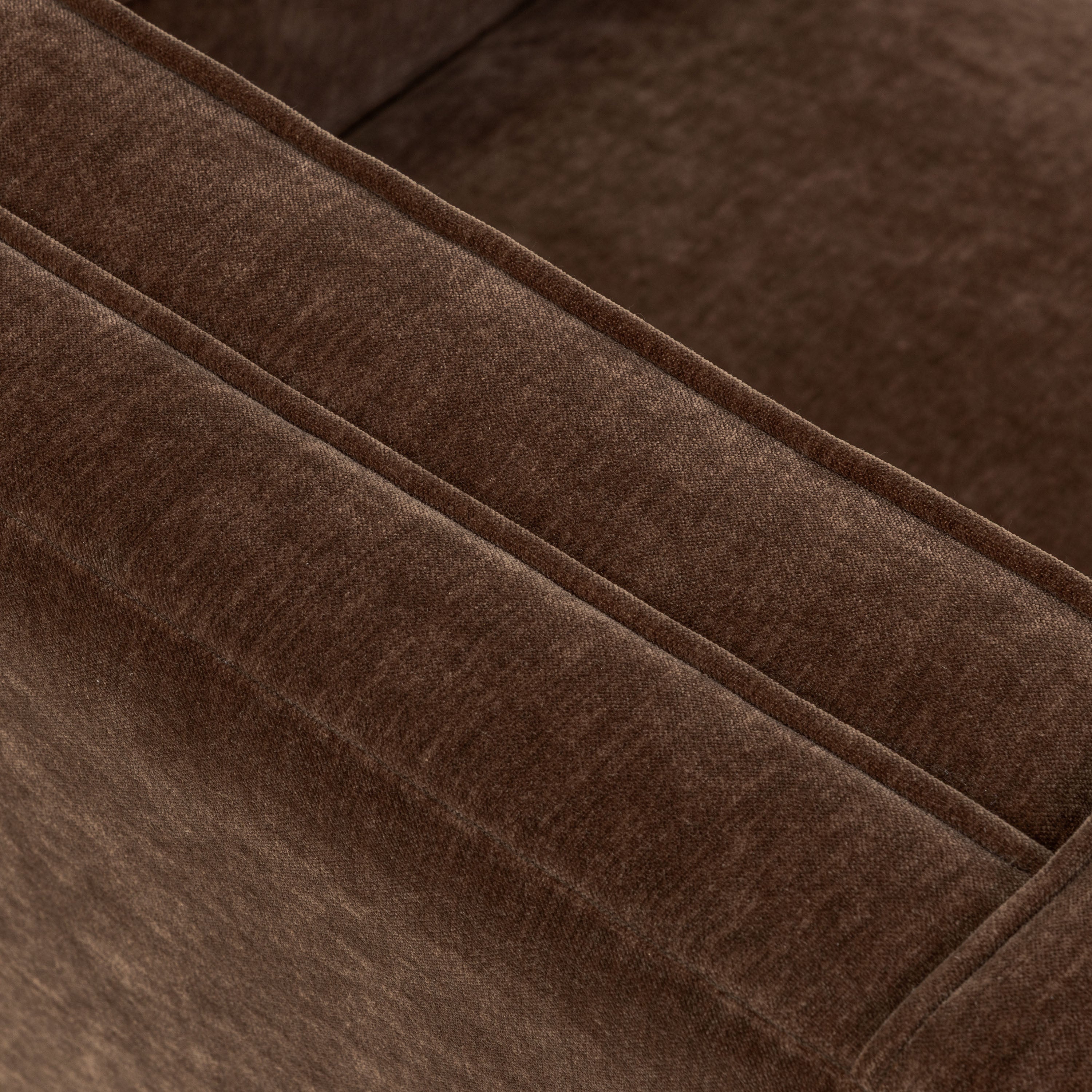 Fauteuil en tissu | Marron bronzé
