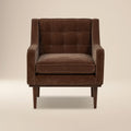 Fauteuil en tissu | Marron bronzé