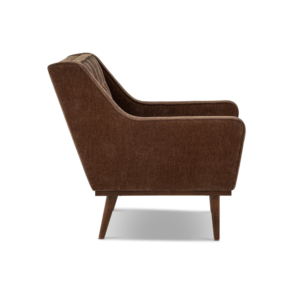 Fauteuil en tissu | Marron bronzé