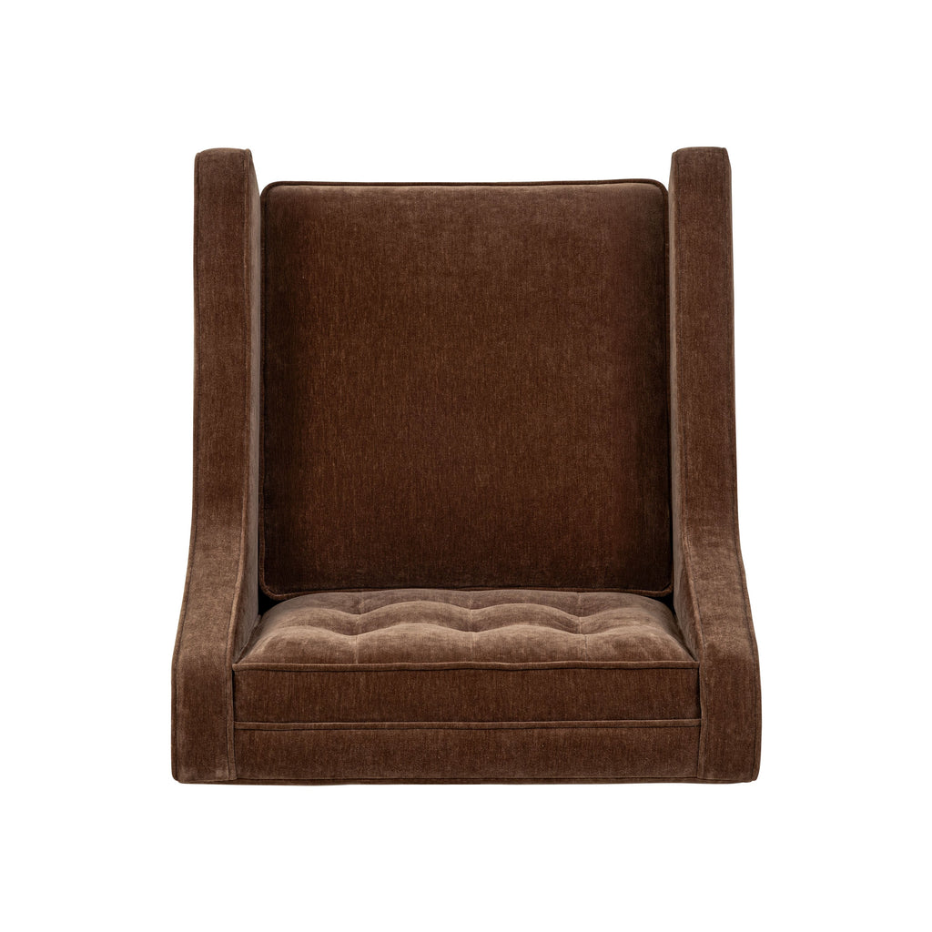 Fauteuil en tissu | Marron bronzé