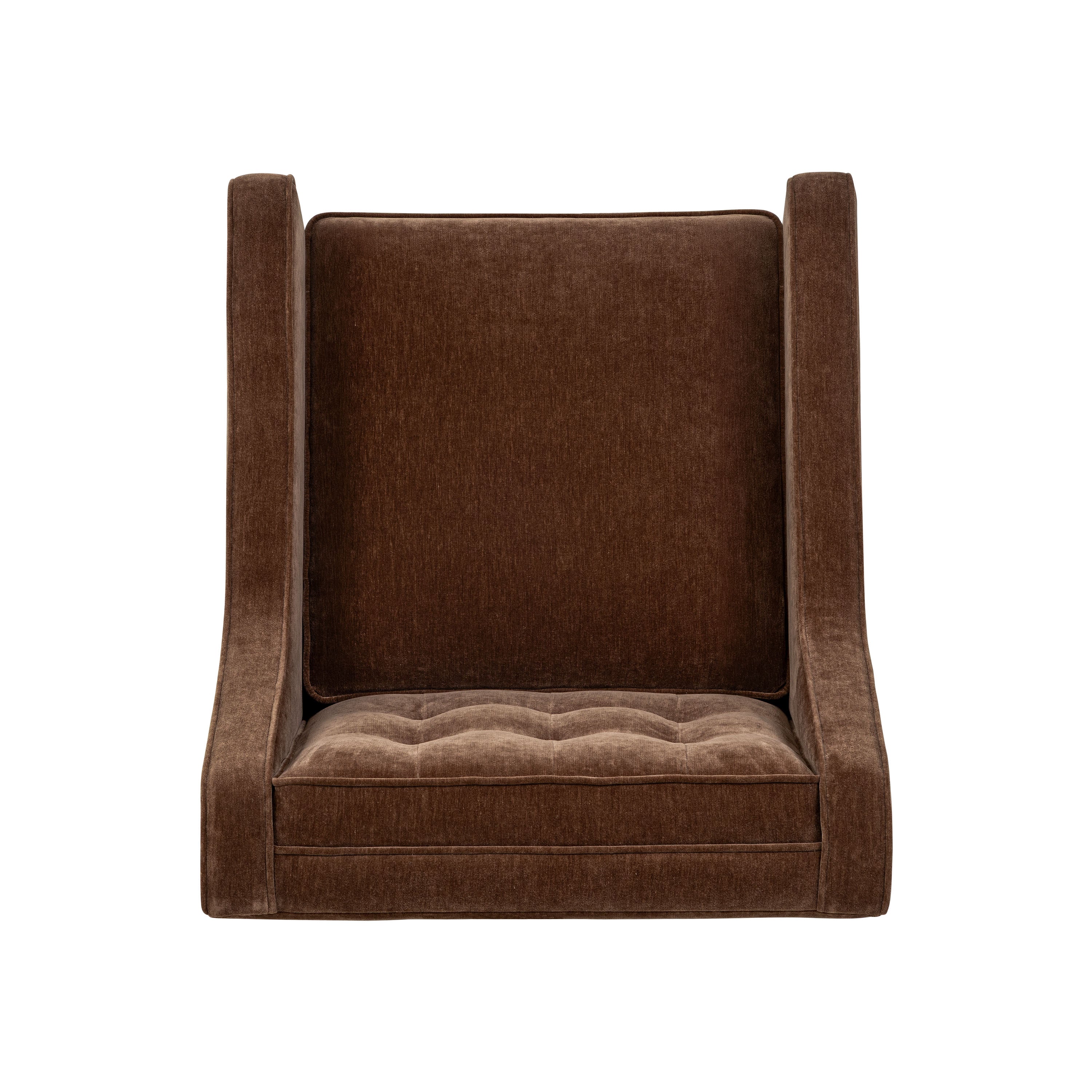 Fauteuil en tissu | Marron bronzé