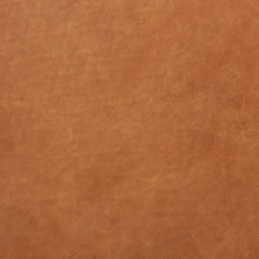 Repose-pieds en cuir | Tan Cognac