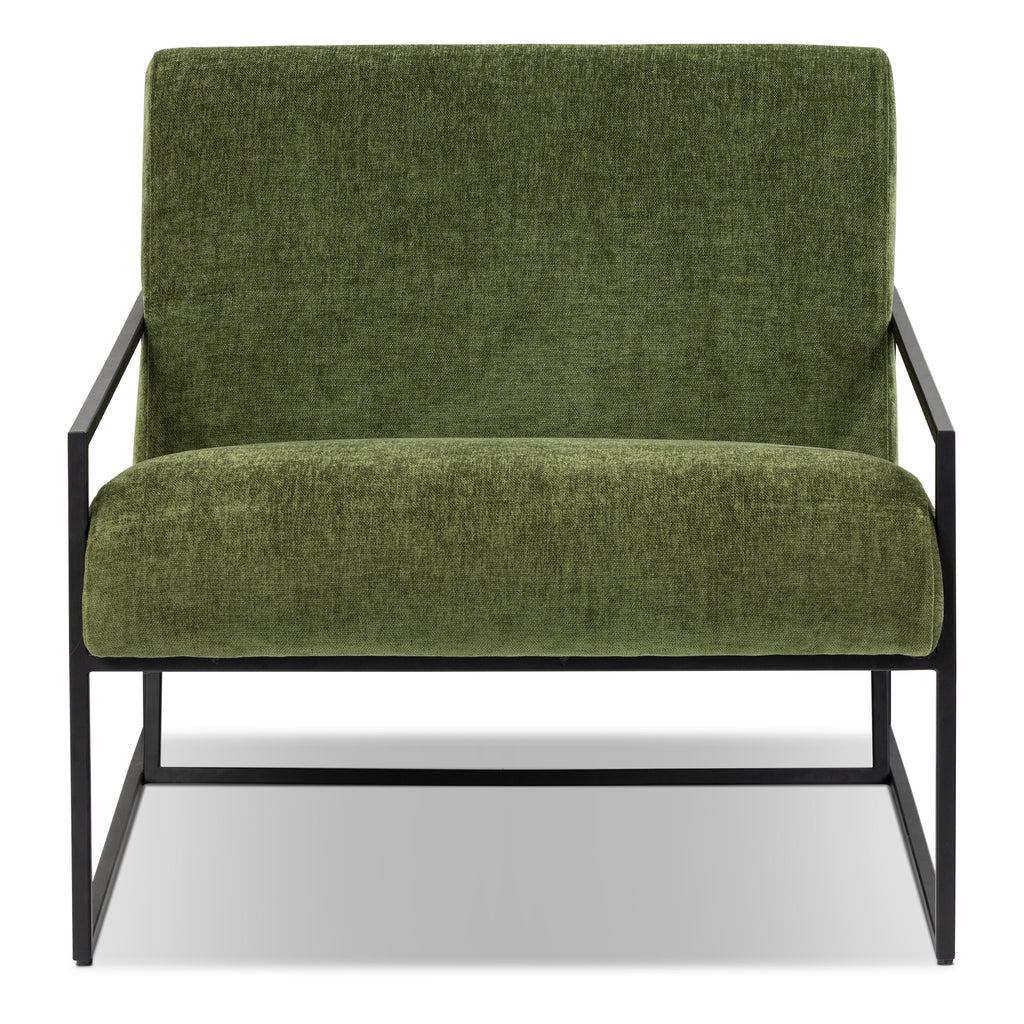 Fauteuil en tissu | Vert vieilli