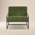 Fauteuil en tissu | Vert vieilli