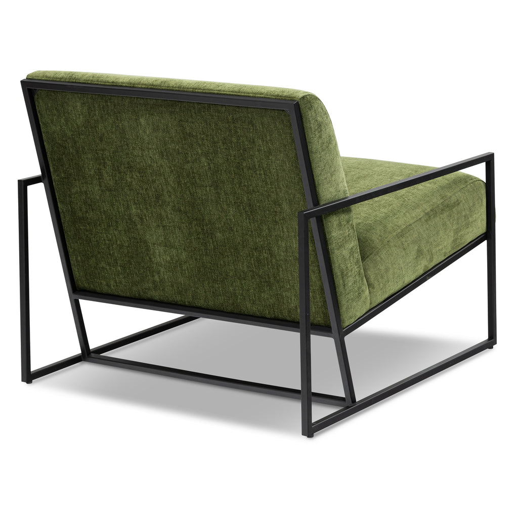 Fauteuil en tissu | Vert vieilli