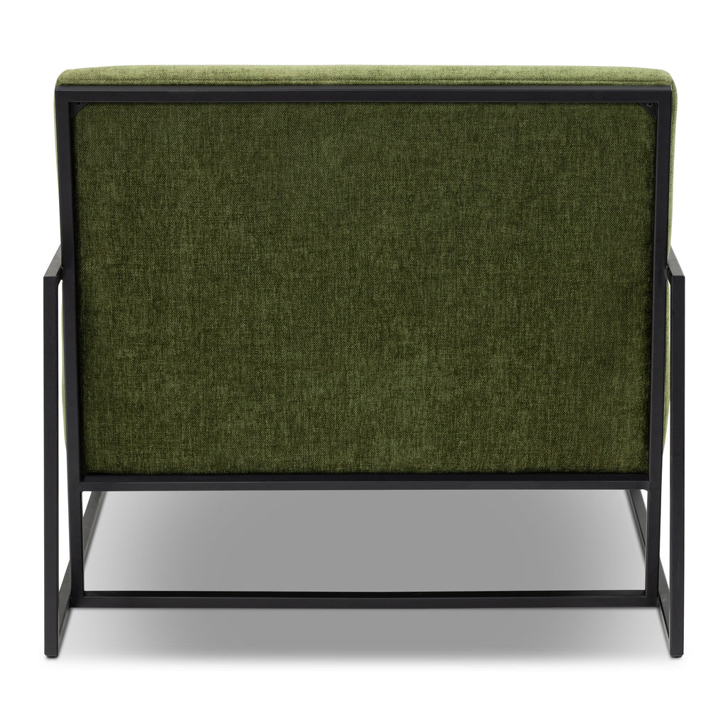 Fauteuil en tissu | Vert vieilli