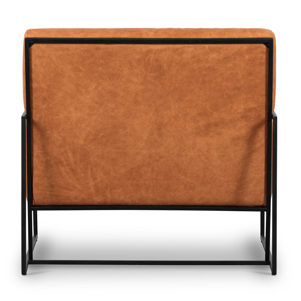 Fauteuil Lounge en Cuir | Cognac Tanné