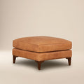 Pouf en cuir | Cognac