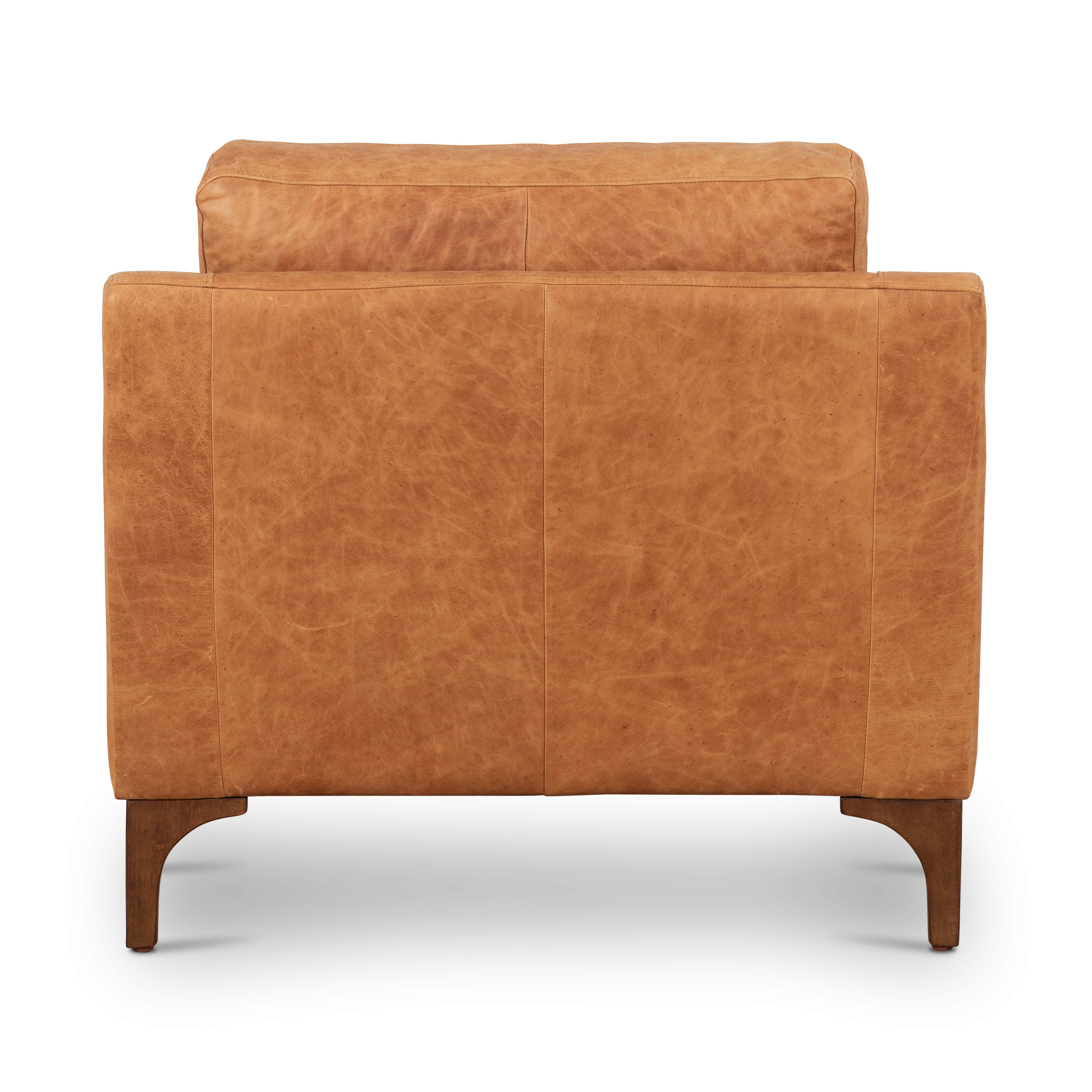 Fauteuil club en cuir | Cognac