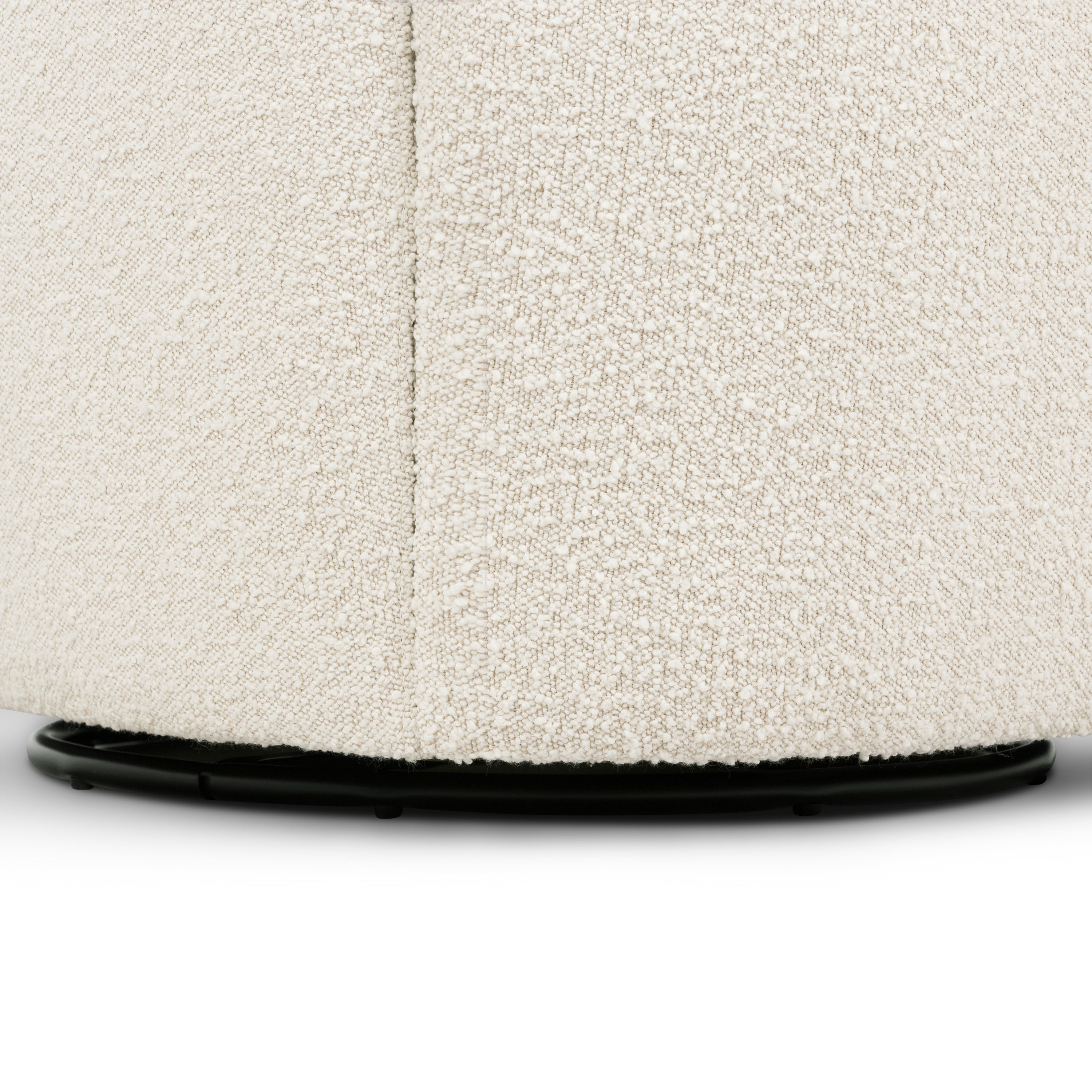 Fauteuil Pivotant | Boucle Blanc Crème