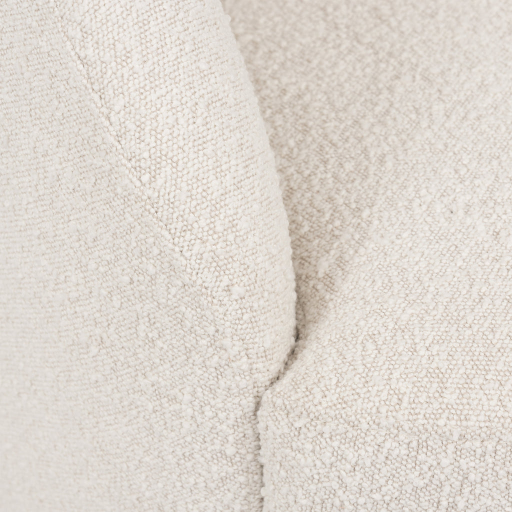 Fauteuil Pivotant | Boucle Blanc Crème
