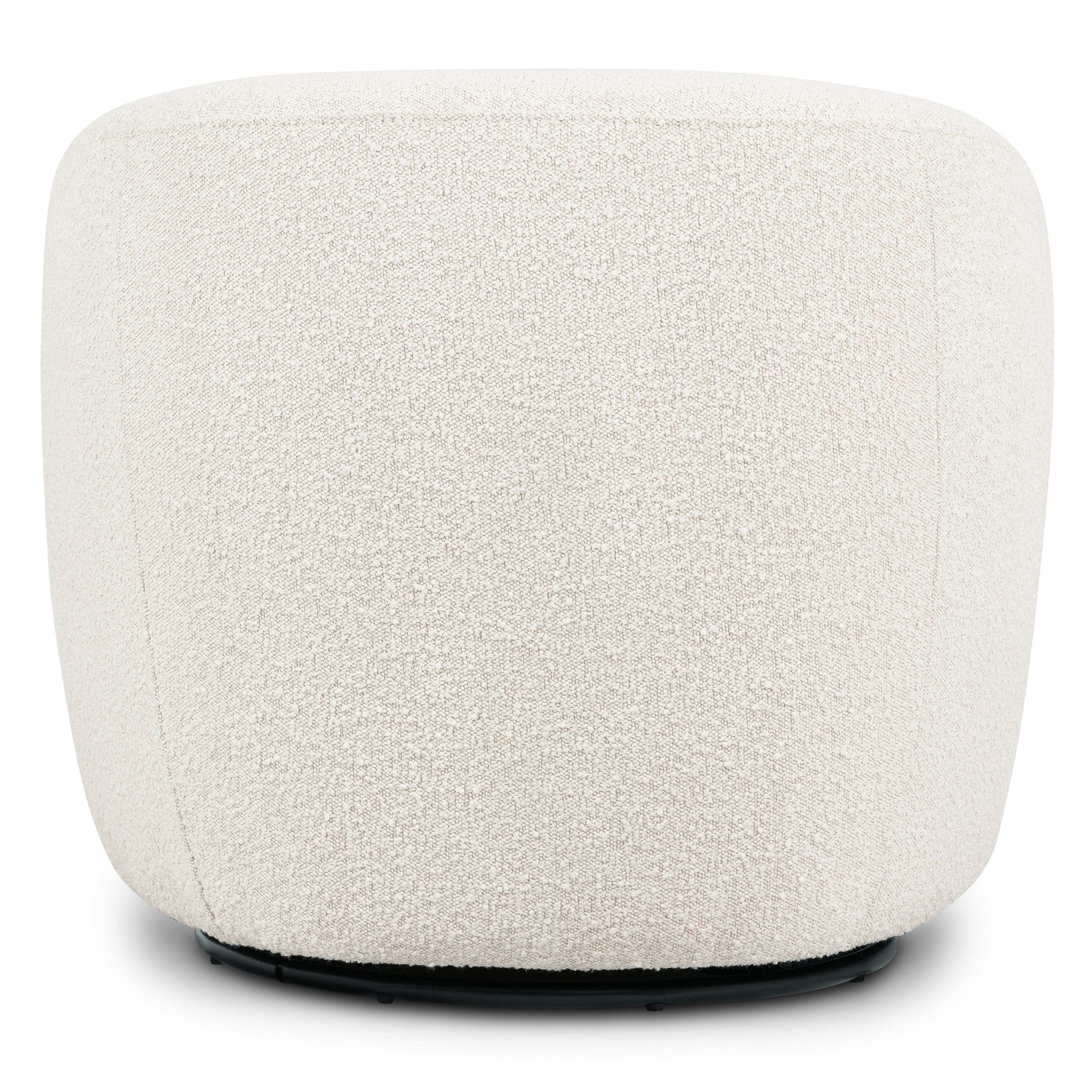 Fauteuil Pivotant | Boucle Blanc Crème