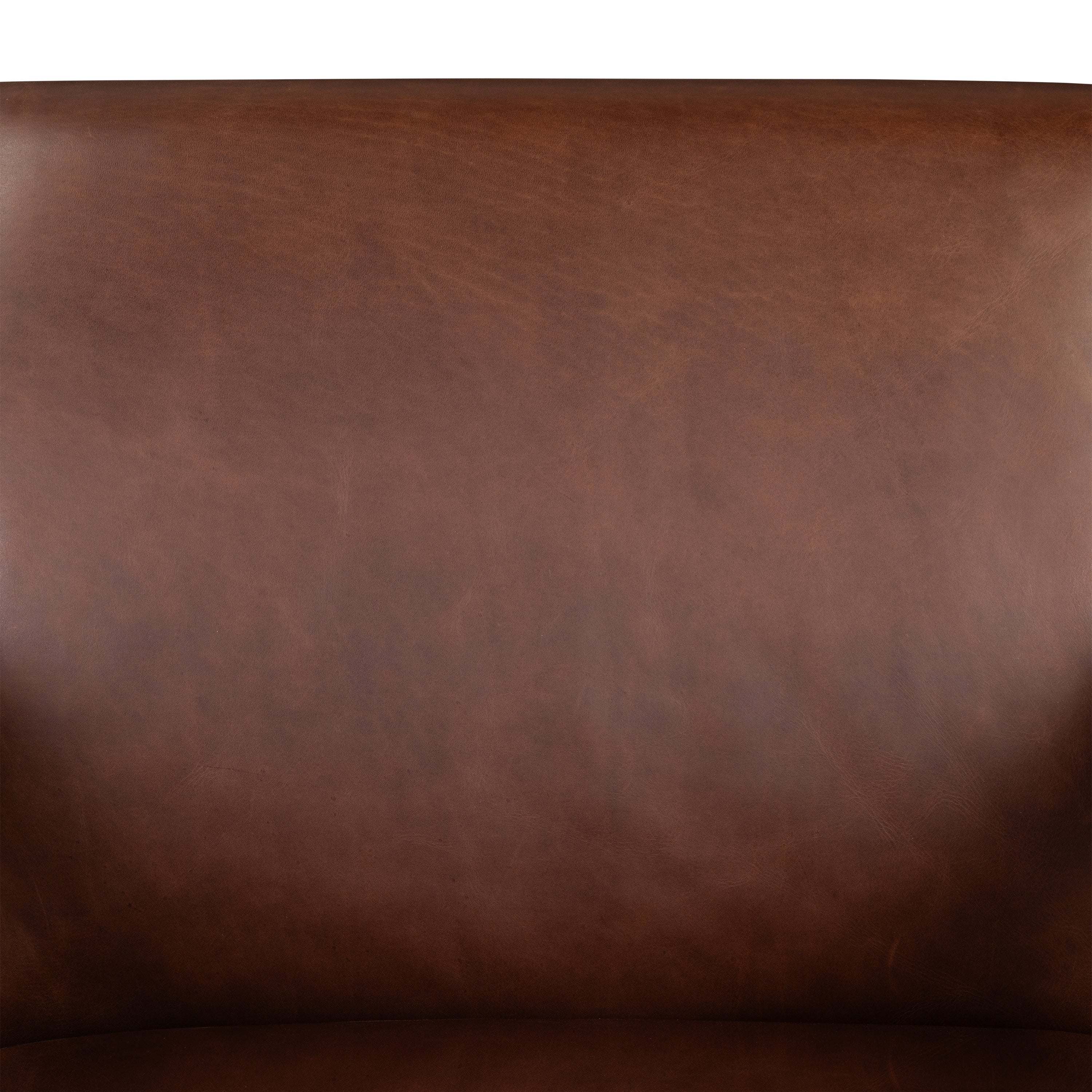 Fauteuil en cuir | Marron Oscuro