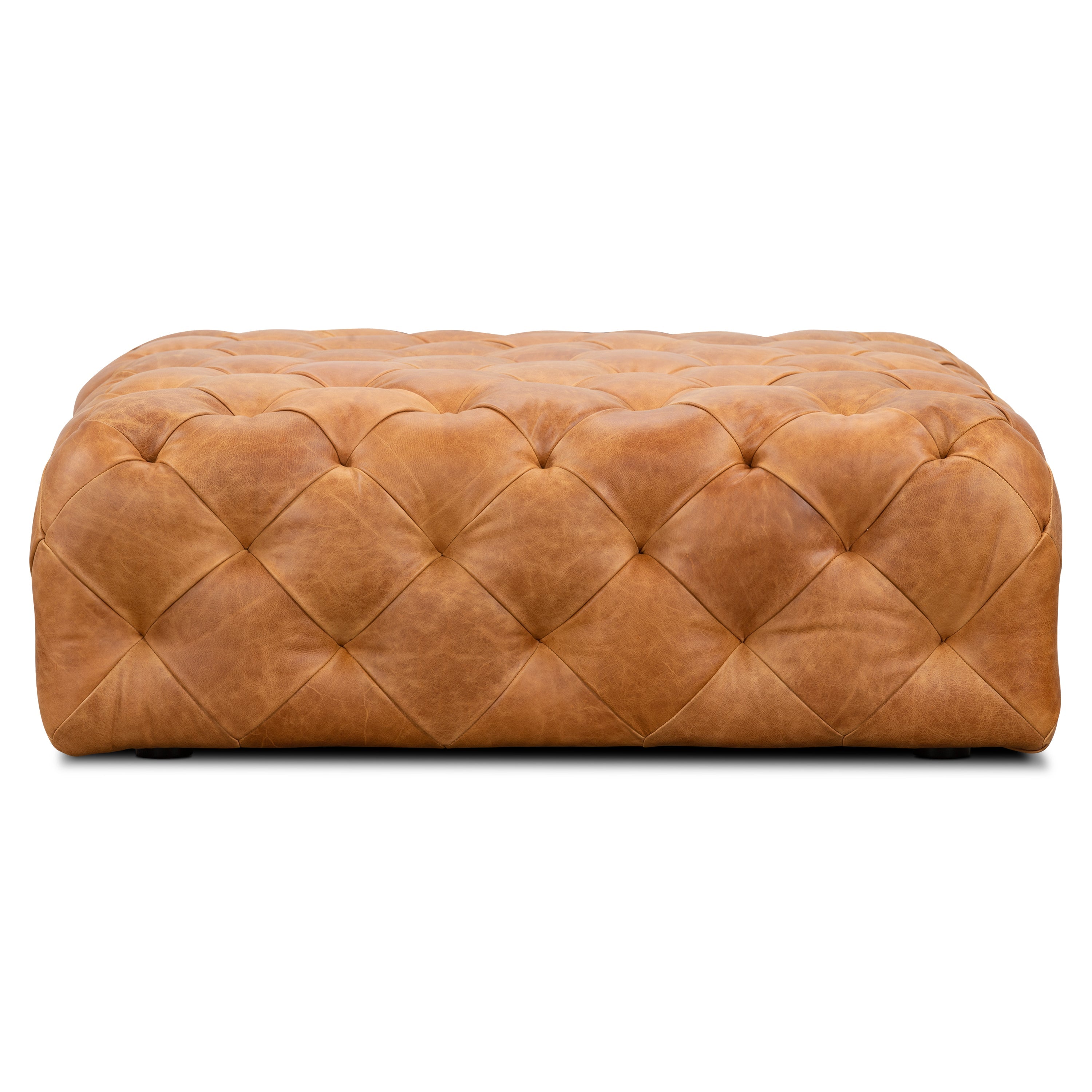 Ottoman en cuir | Havane