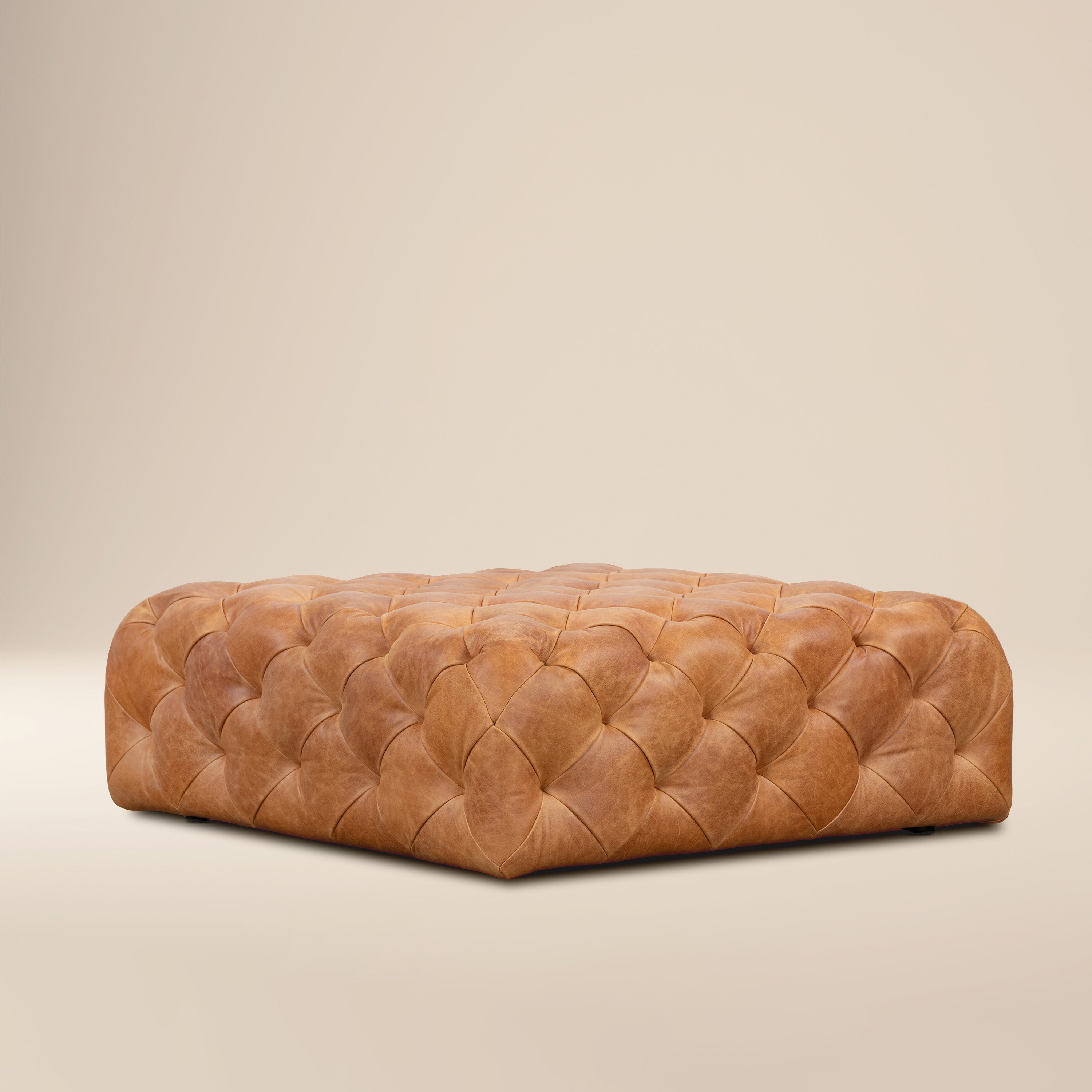 Ottoman en cuir | Havane